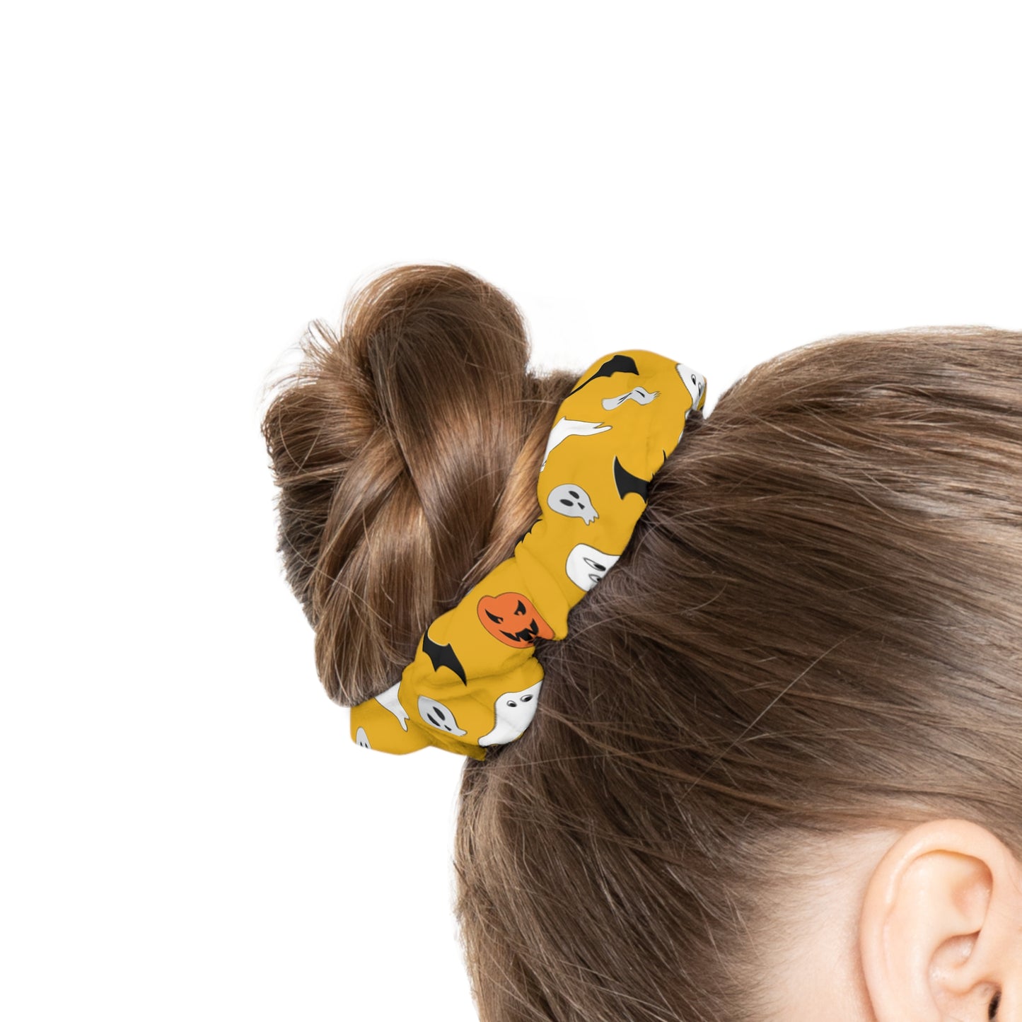 Windsor Wonders Yellow Halloween Scrunchie