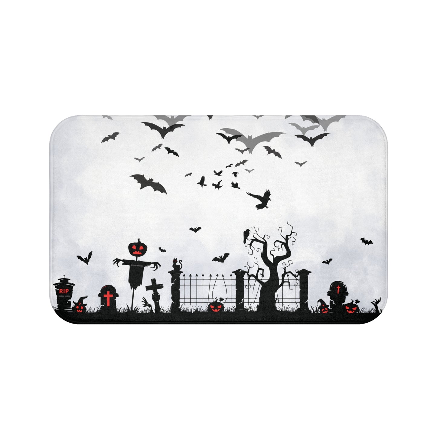 Windsor Wonders White Graveyard Bath Mat