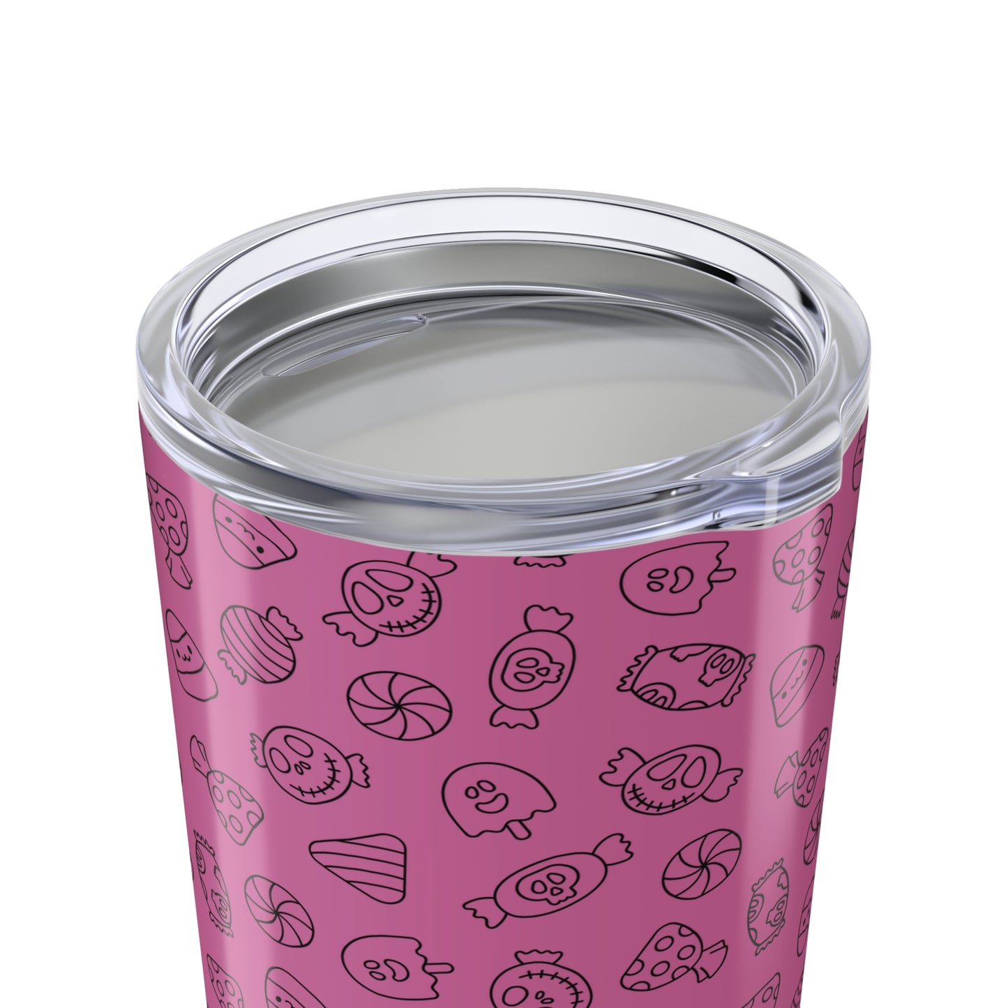 Light Pink Halloween Candy Tumbler 20oz