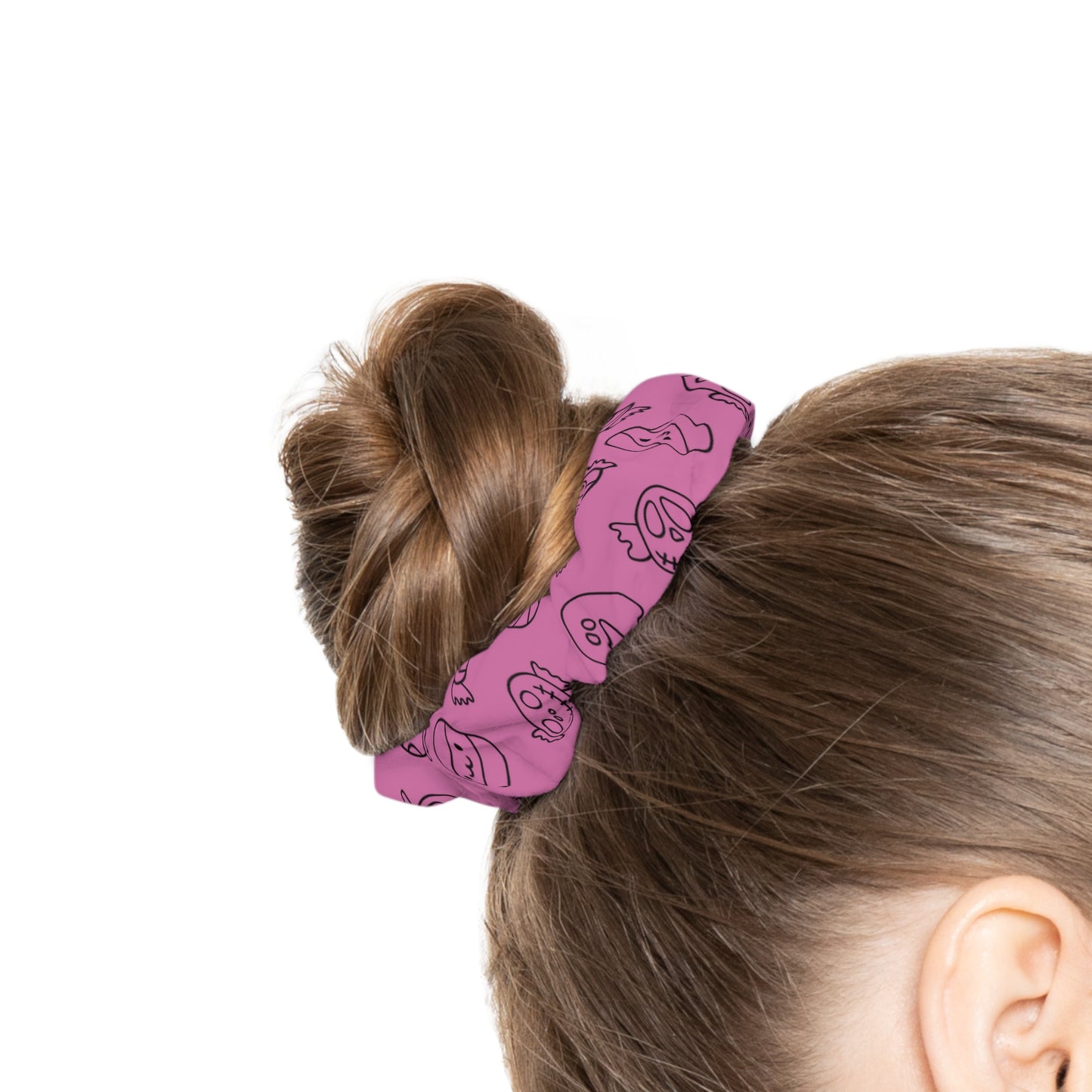 Windsor Wonders Light Pink Halloween Candy Scrunchie