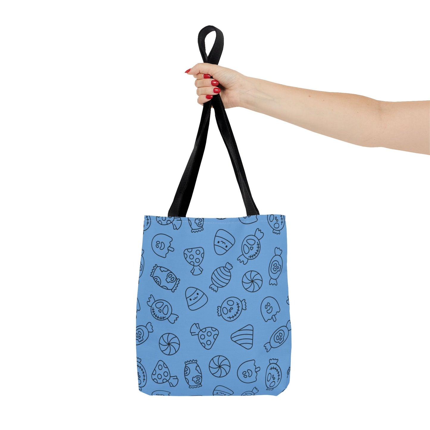 Windsor Wonders Light Blue Halloween Candy Tote Bag (AOP)