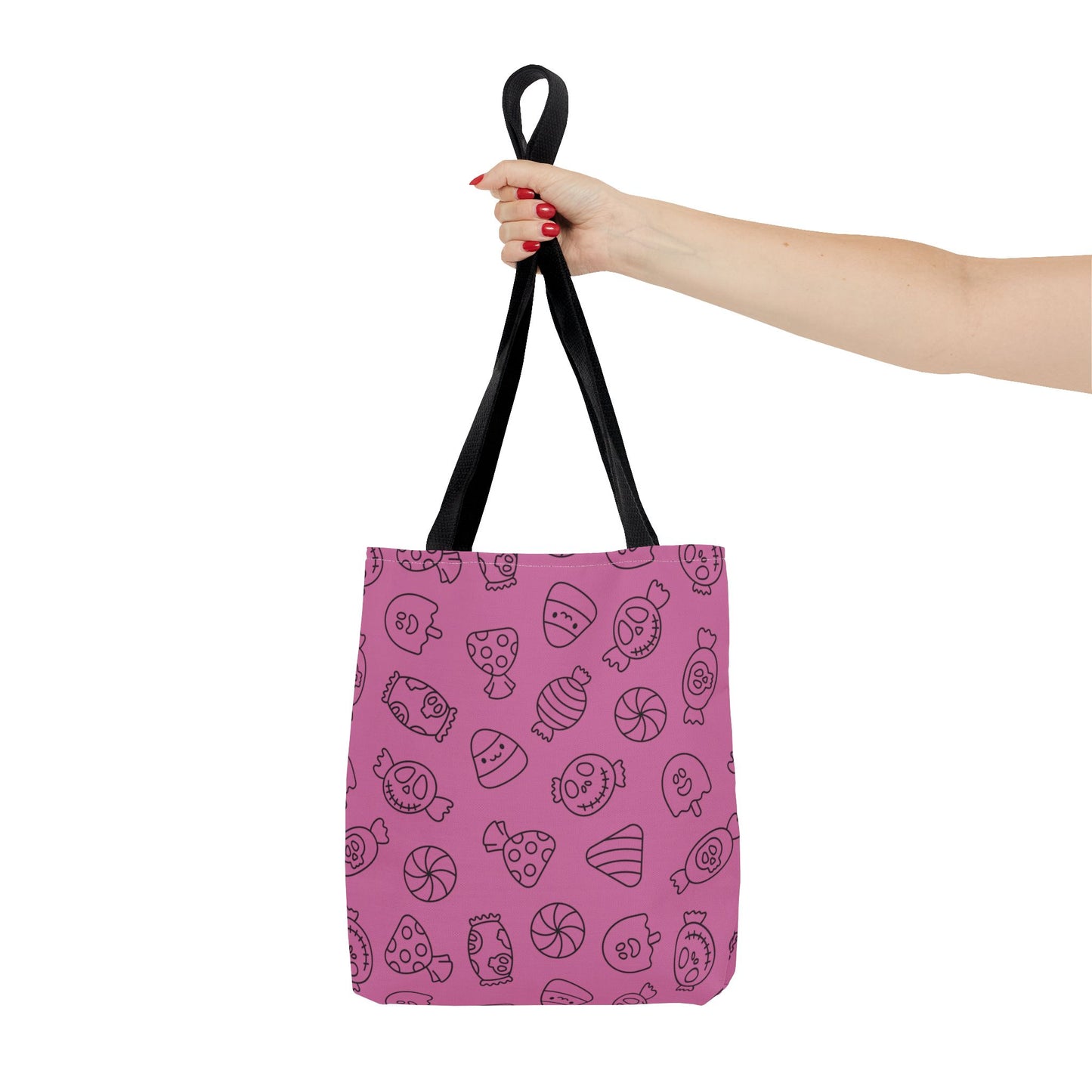 Windsor Wonders Light Pink Halloween Candy Tote Bag (AOP)