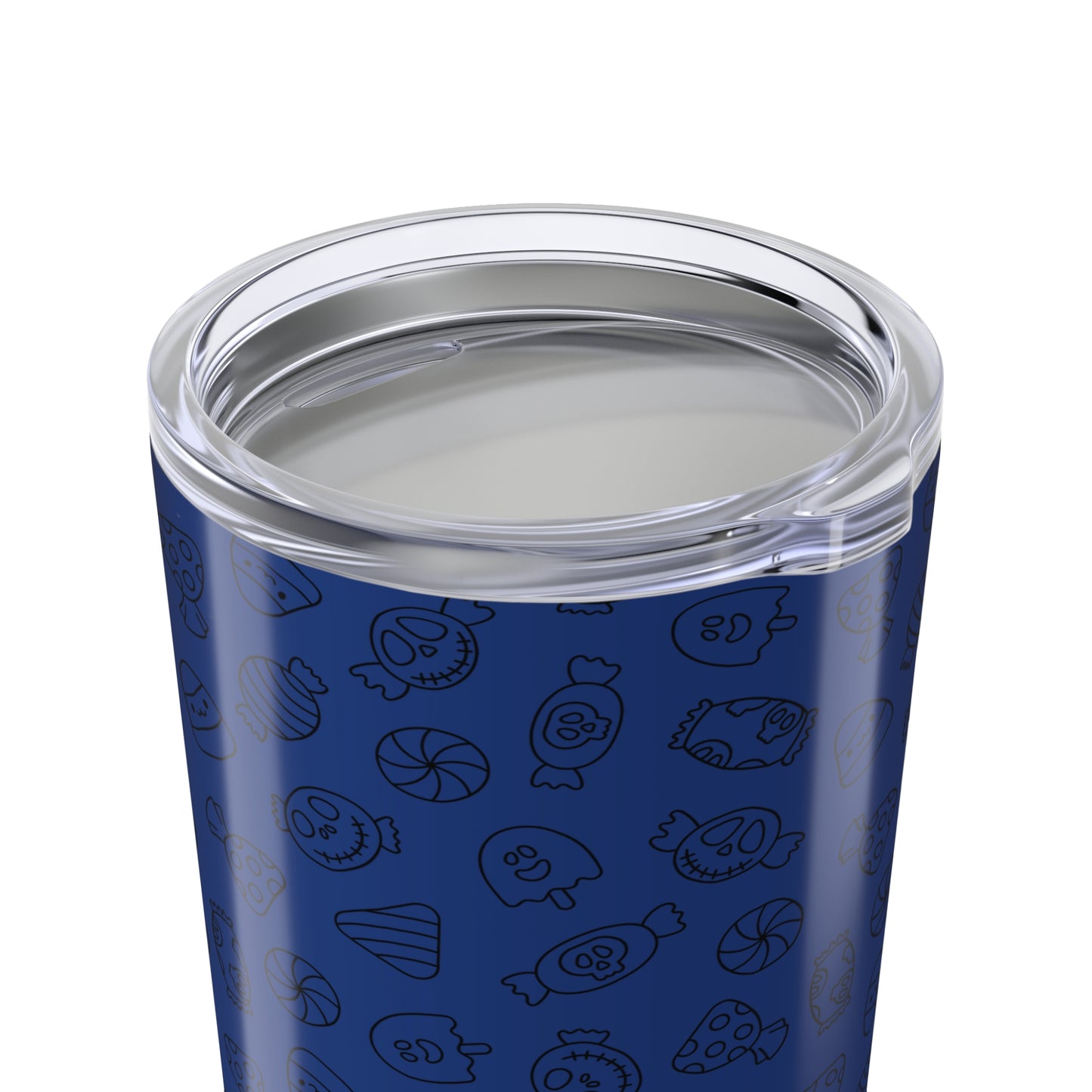 Dark Blue Halloween Candy Tumbler 20oz