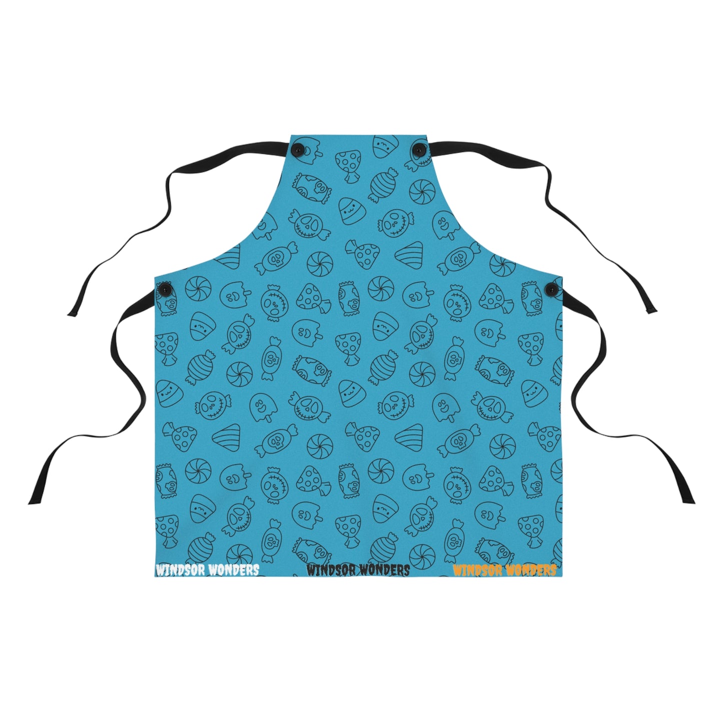 Windsor Wonders Turquoise Halloween Candy Apron (AOP)
