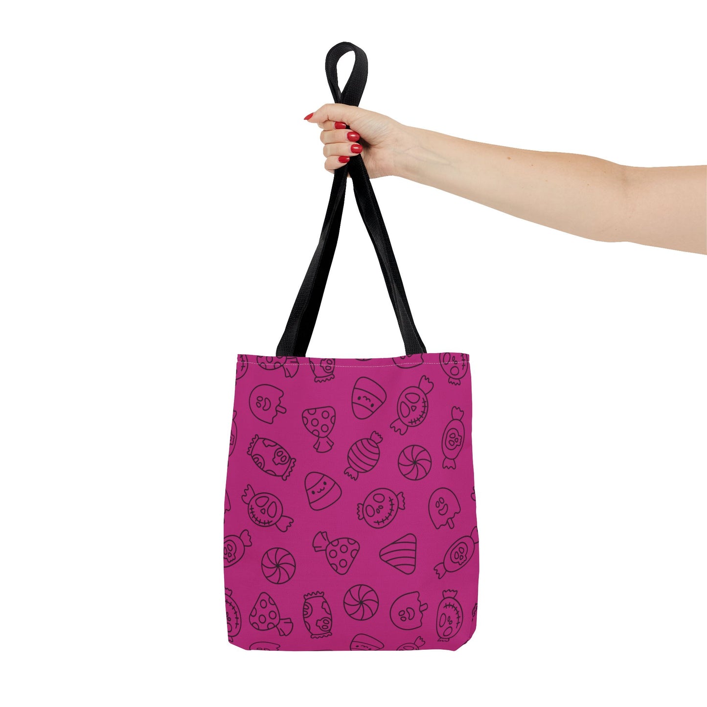 Windsor Wonders Pink Halloween Candy Tote Bag (AOP)