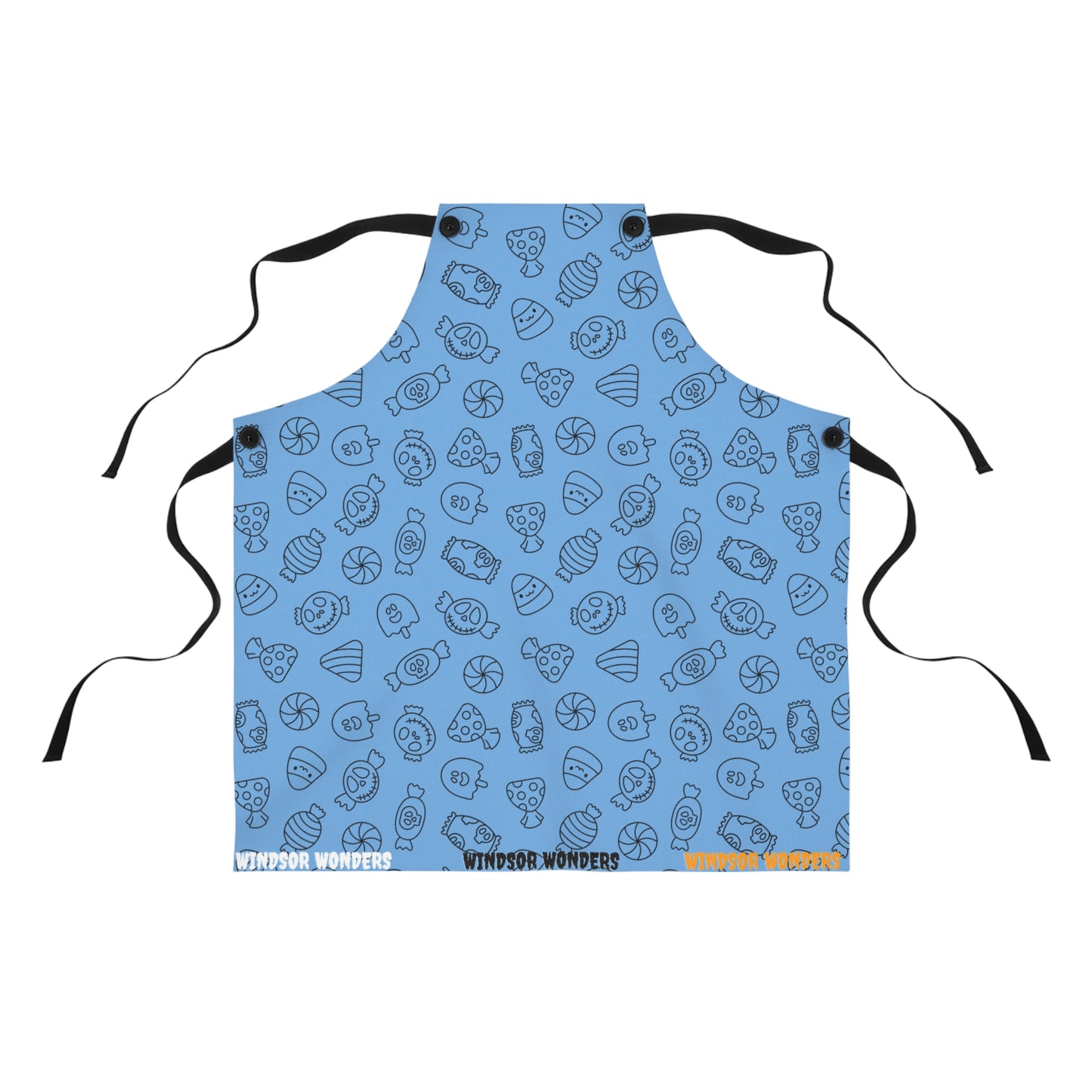 Windsor Wonders Light Blue Halloween Candy Apron (AOP)