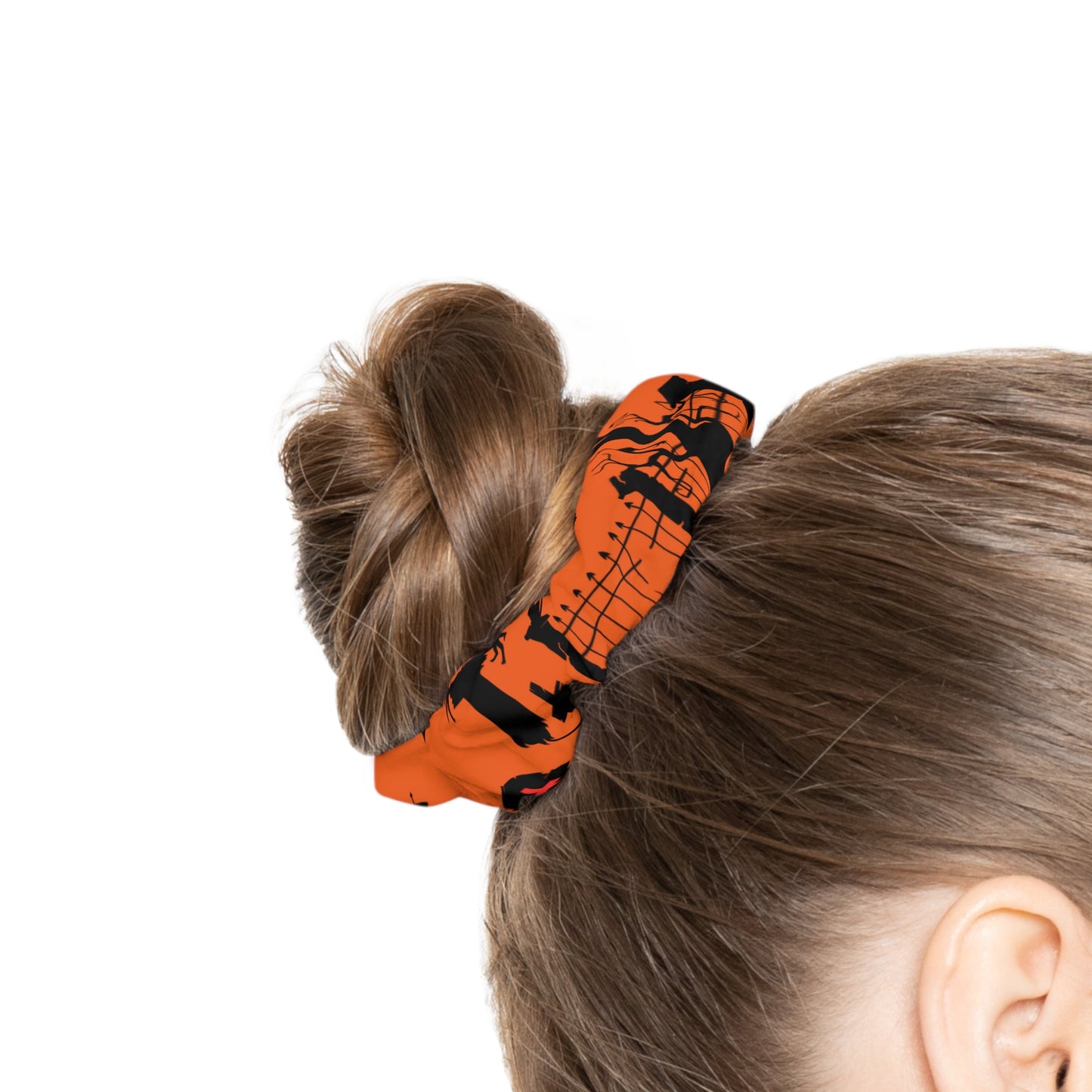Windsor Wonders Orange Graveyard Scrunchie