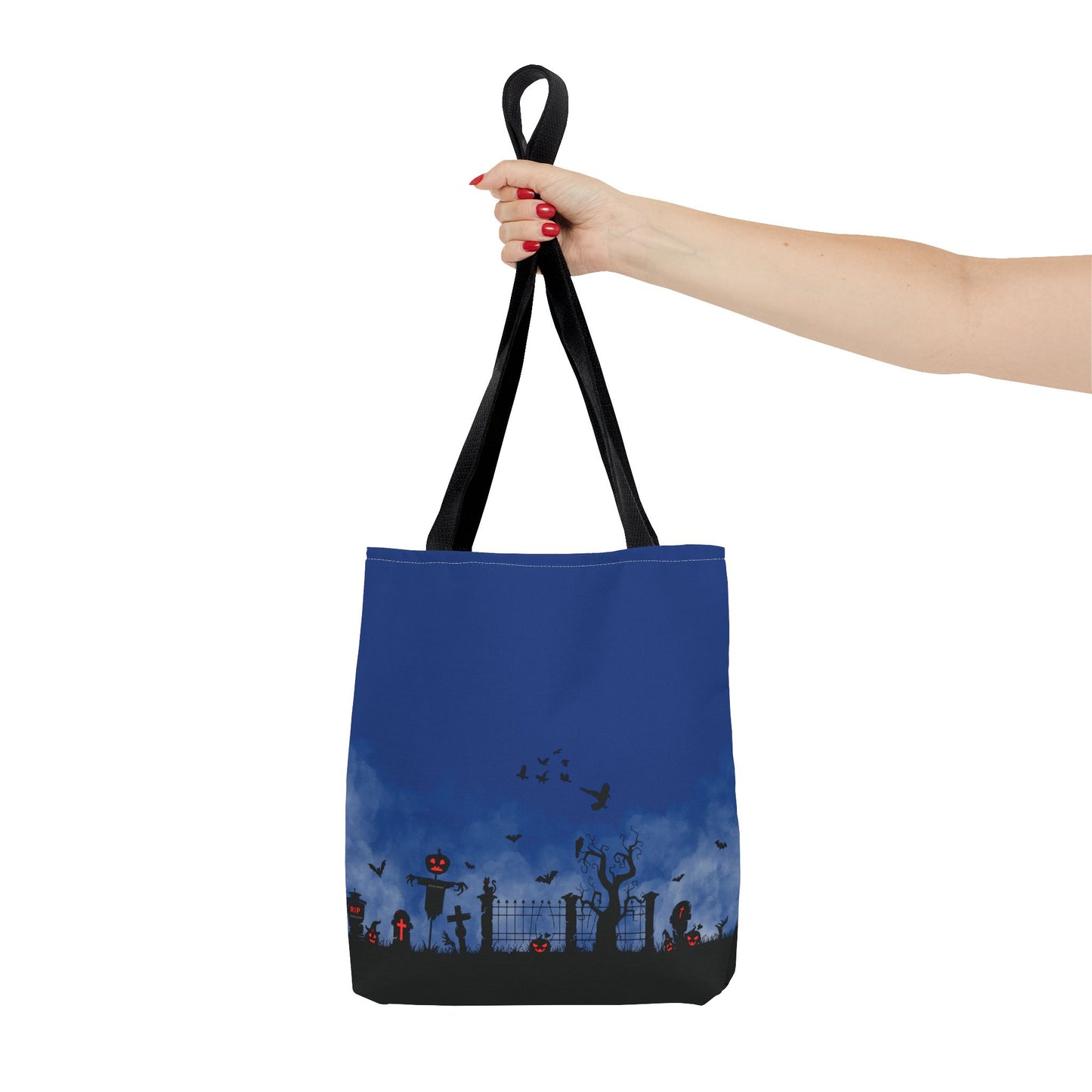 Windsor Wonders Dark Blue Graveyard Tote Bag (AOP)