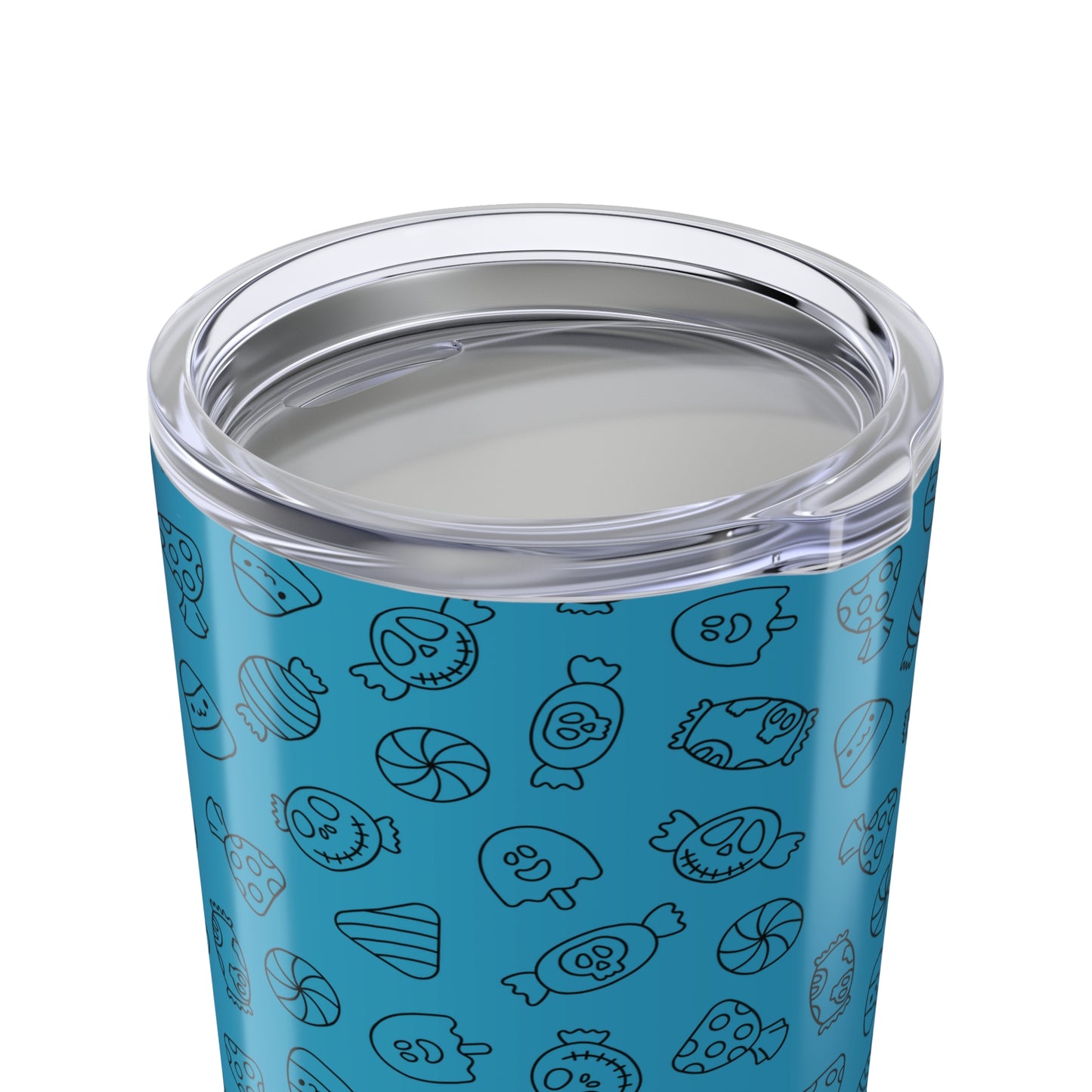 Turquoise Halloween Candy Tumbler 20oz