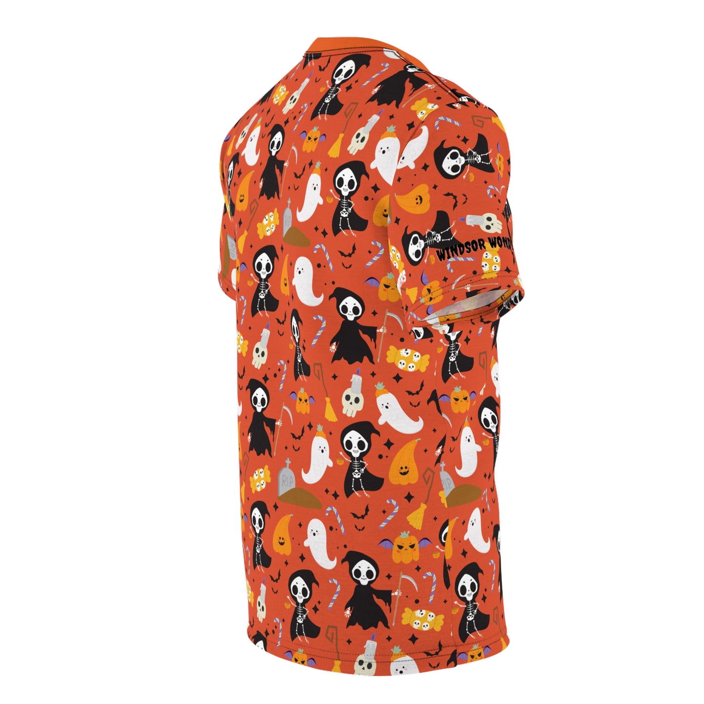 Windsor Wonders Reaper Halloween Unisex Cut & Sew Tee (AOP)