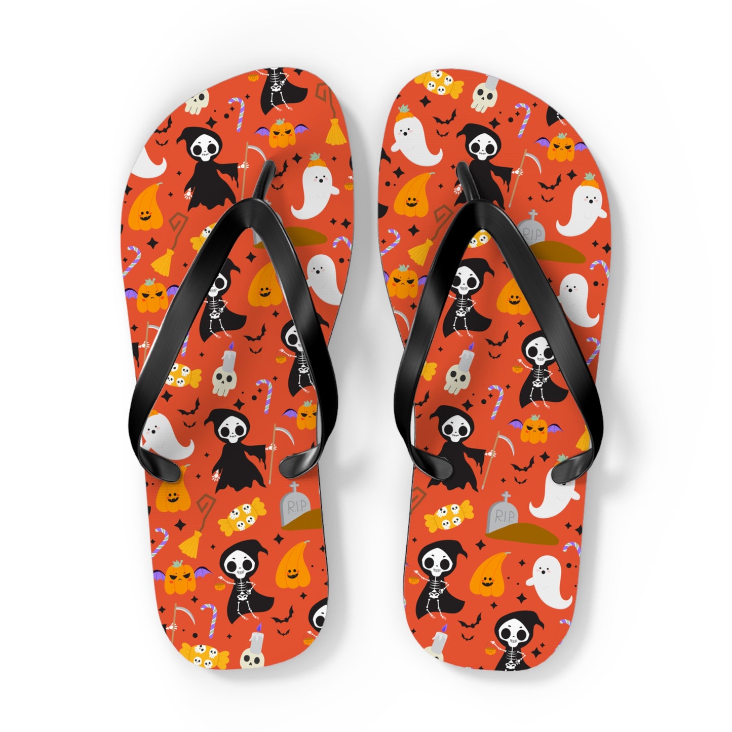 Windsor Wonders Reaper Halloween Flip Flops