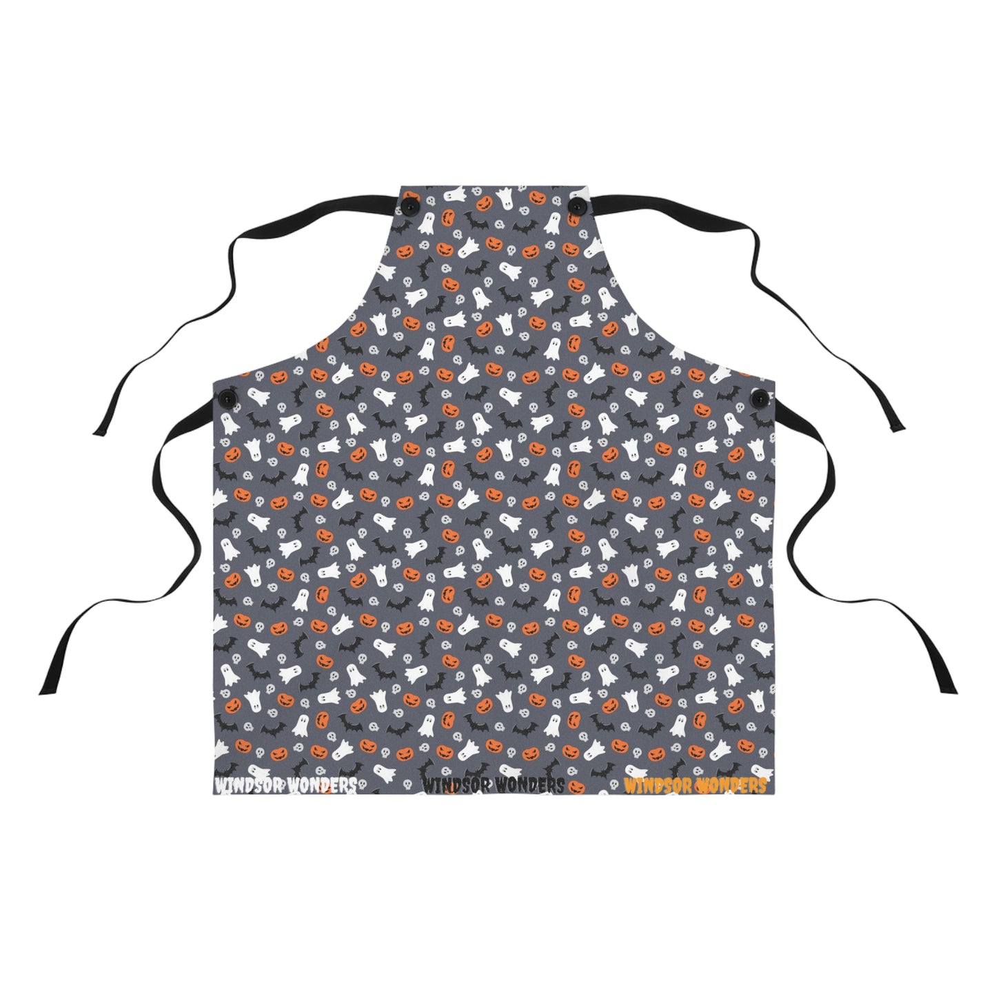 Windsor Wonders Dark Grey Halloween Apron (AOP)