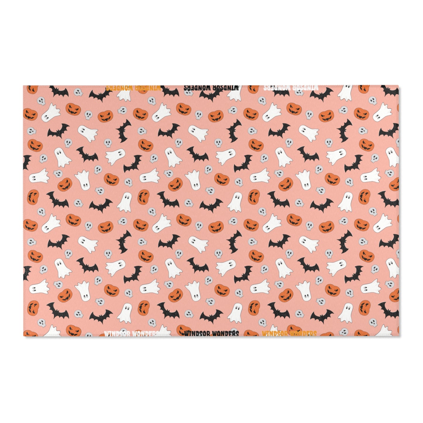 Windsor Wonders Orange Halloween Area Rugs