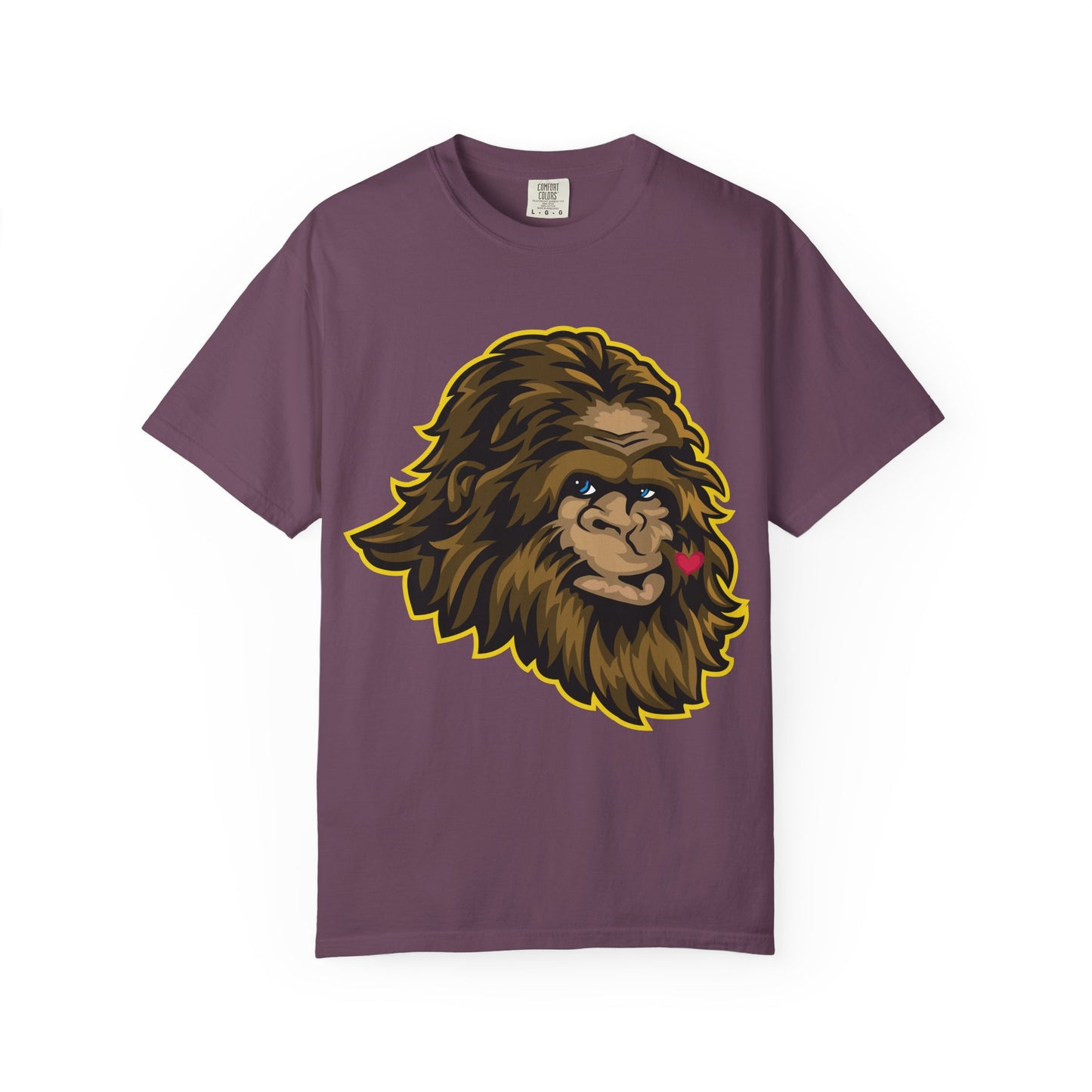 Sasquatch Kisses T-Shirt, Unisex Graphic Tee, Wild Animal Shirt, Nature Lover Gift, Unique Casual Wear, Funny Big Foot T-Shirt