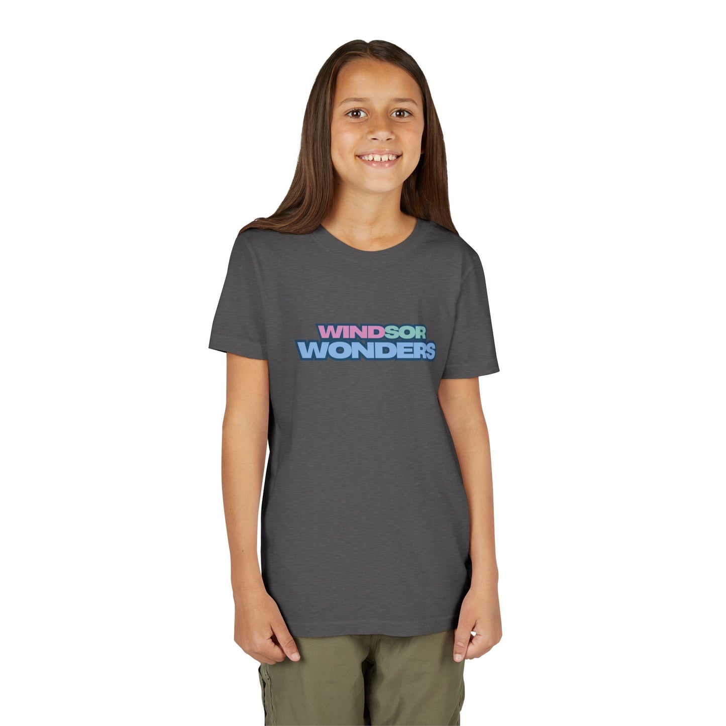 Windsor Wonders Youth Short Sleeve Tee - 'Windsor Wonders' Graphic T-Shirt, Fun Summer Wear, Gift for Kids, Adventure Apparel, Family Outing