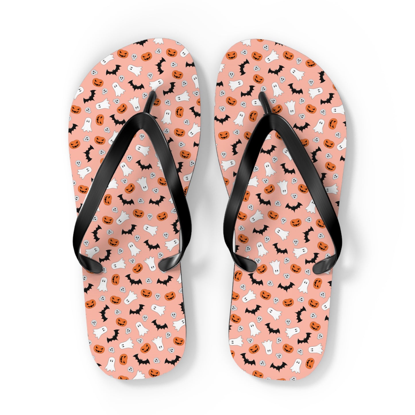 Windsor Wonders Orange Halloween Flip Flops