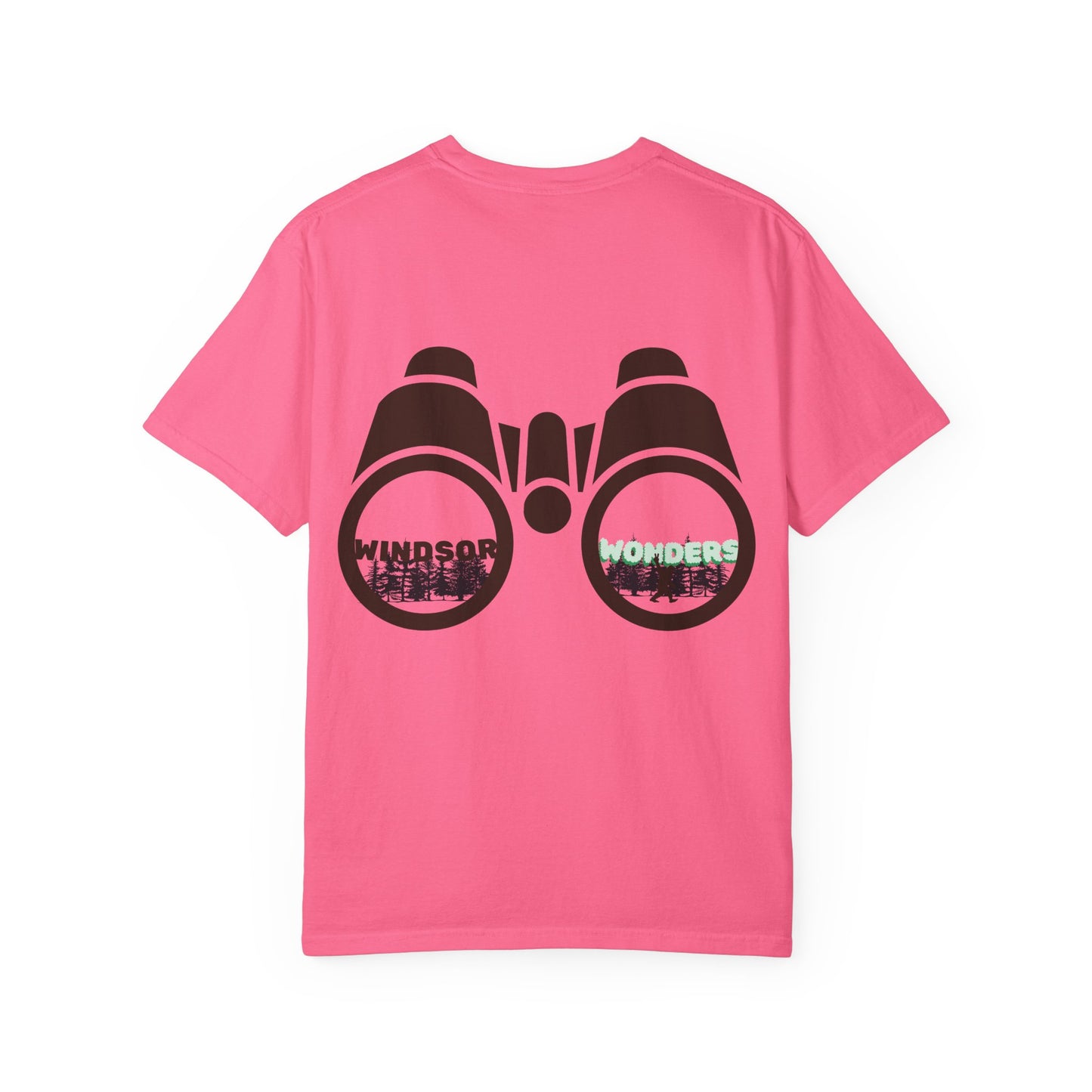 Unisex Windsor Wonders Back Binoculars T-Shirt, Nature Lover Gift, Outdoor Adventure Tee, Gift for Her, Hiking Shirt, Summer Casual Wear