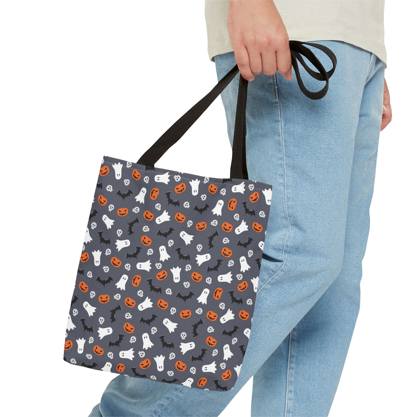 Windsor Wonders Dark Grey Halloween Tote Bag (AOP)