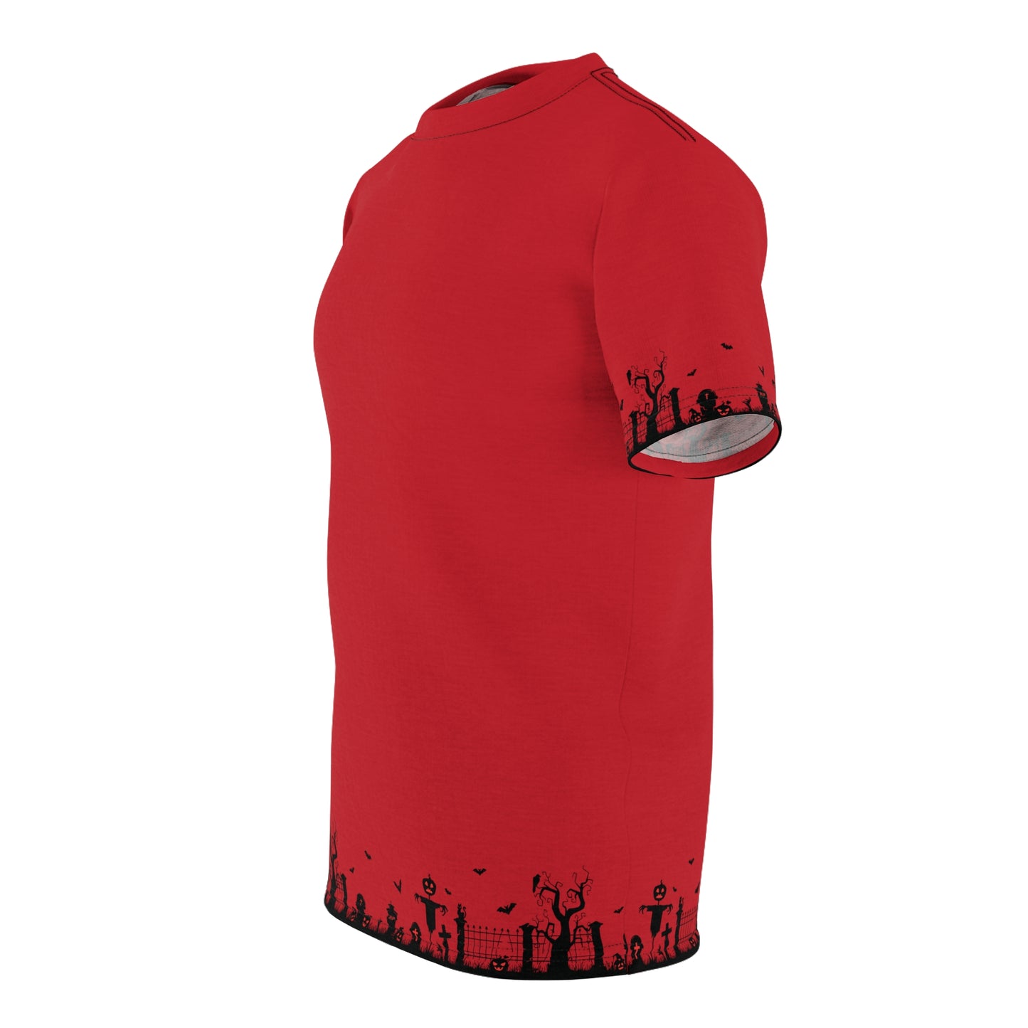 Windsor Wonders Red Graveyard Unisex Cut & Sew Tee (AOP)