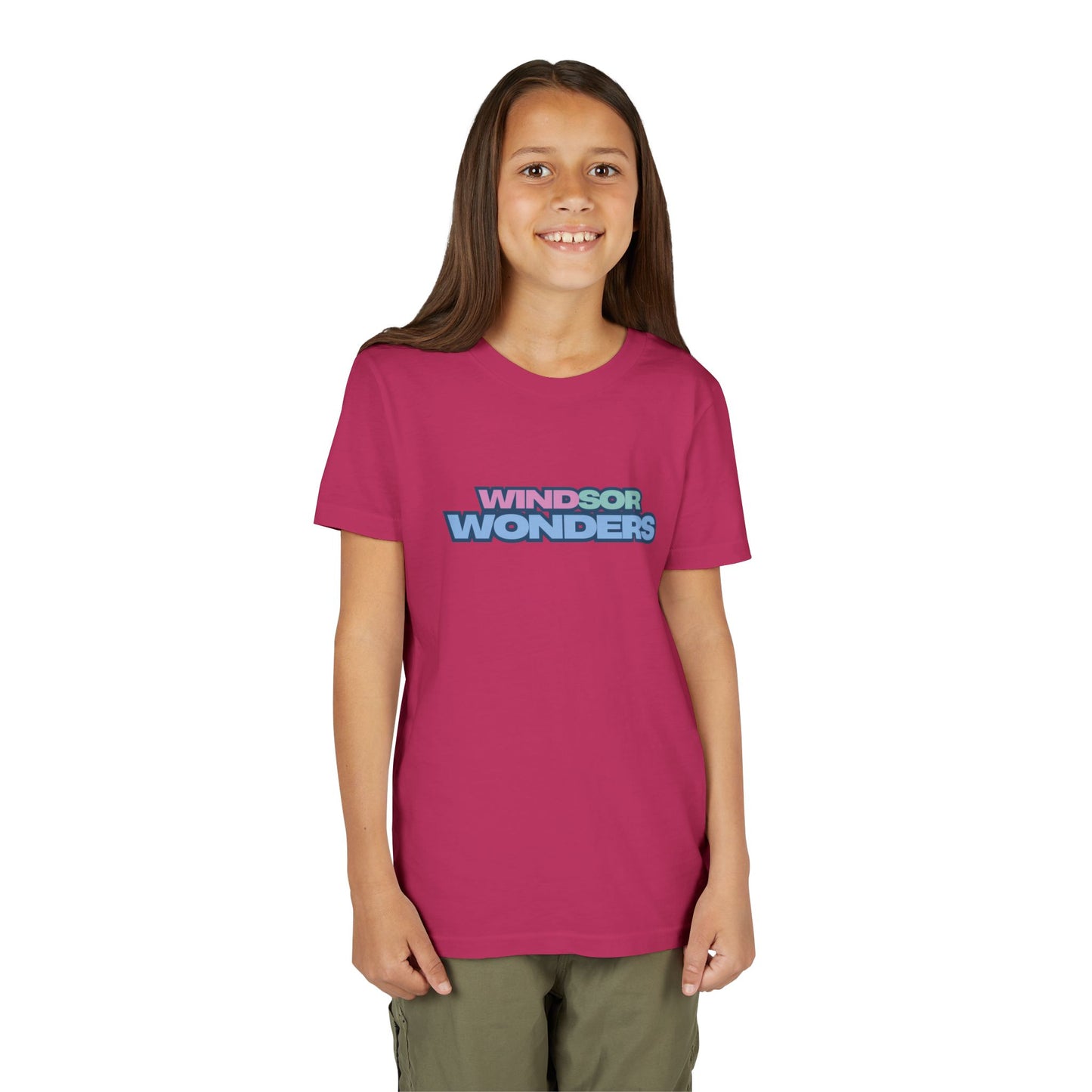 Windsor Wonders Youth Short Sleeve Tee - 'Windsor Wonders' Graphic T-Shirt, Fun Summer Wear, Gift for Kids, Adventure Apparel, Family Outing