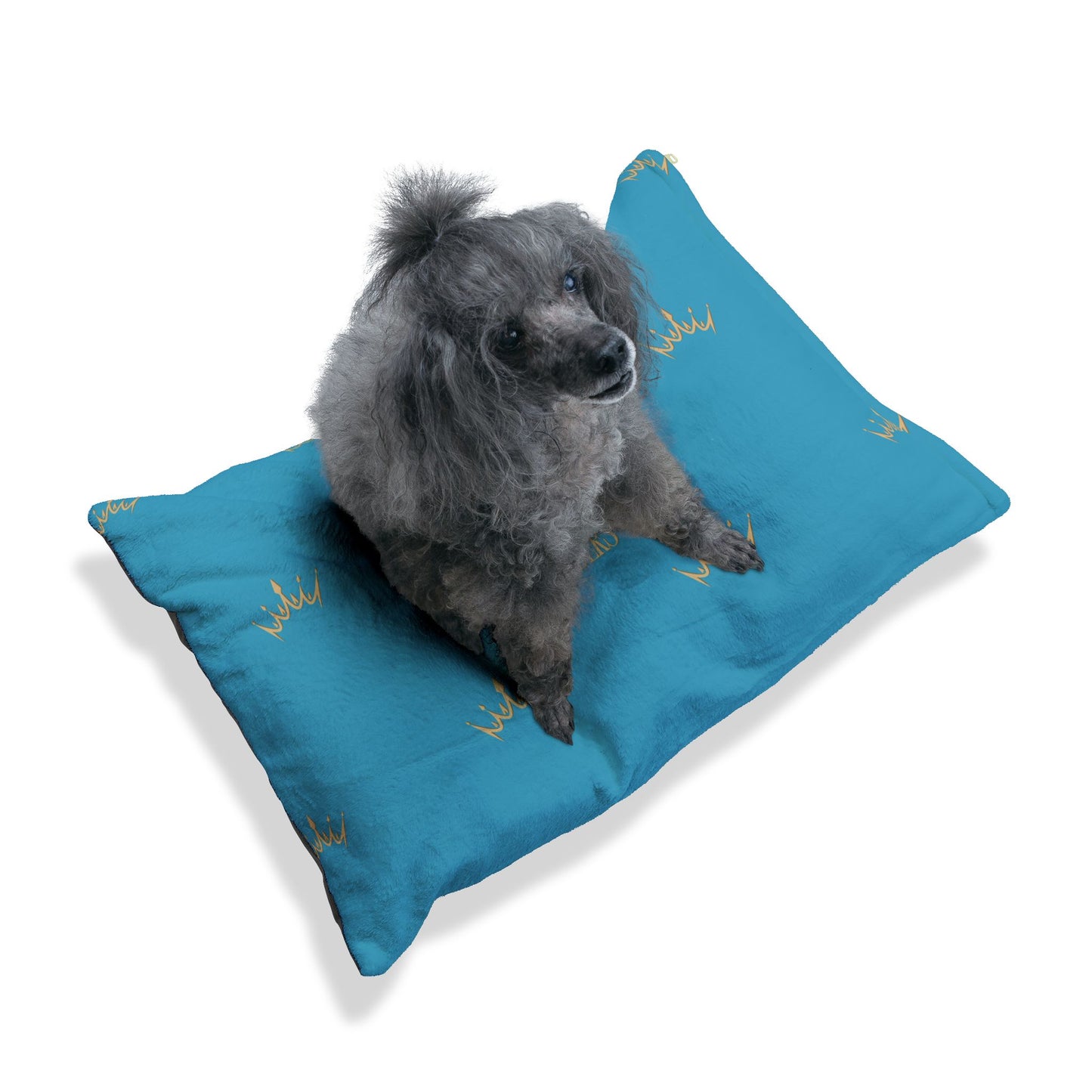 Windsor Wonders Crown Turquoise Pet Bed for Cozy Cats and Dogs - Crown Design, Pet Accessories, Dog Bed, Cat Bed, Unique Pet Gifts, Comfy Dog Cushion