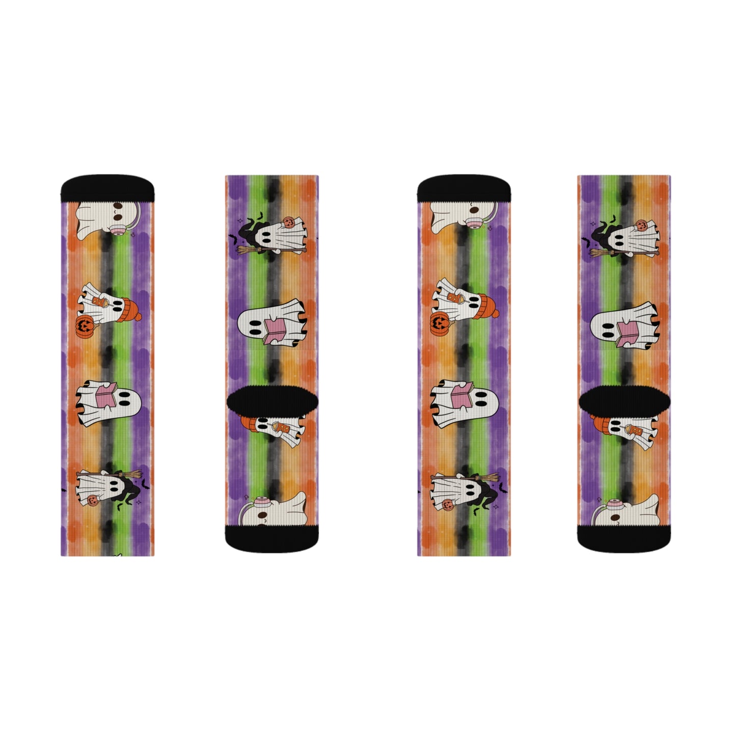 Windsor Wonders Halloween Ghosts Sublimation Socks