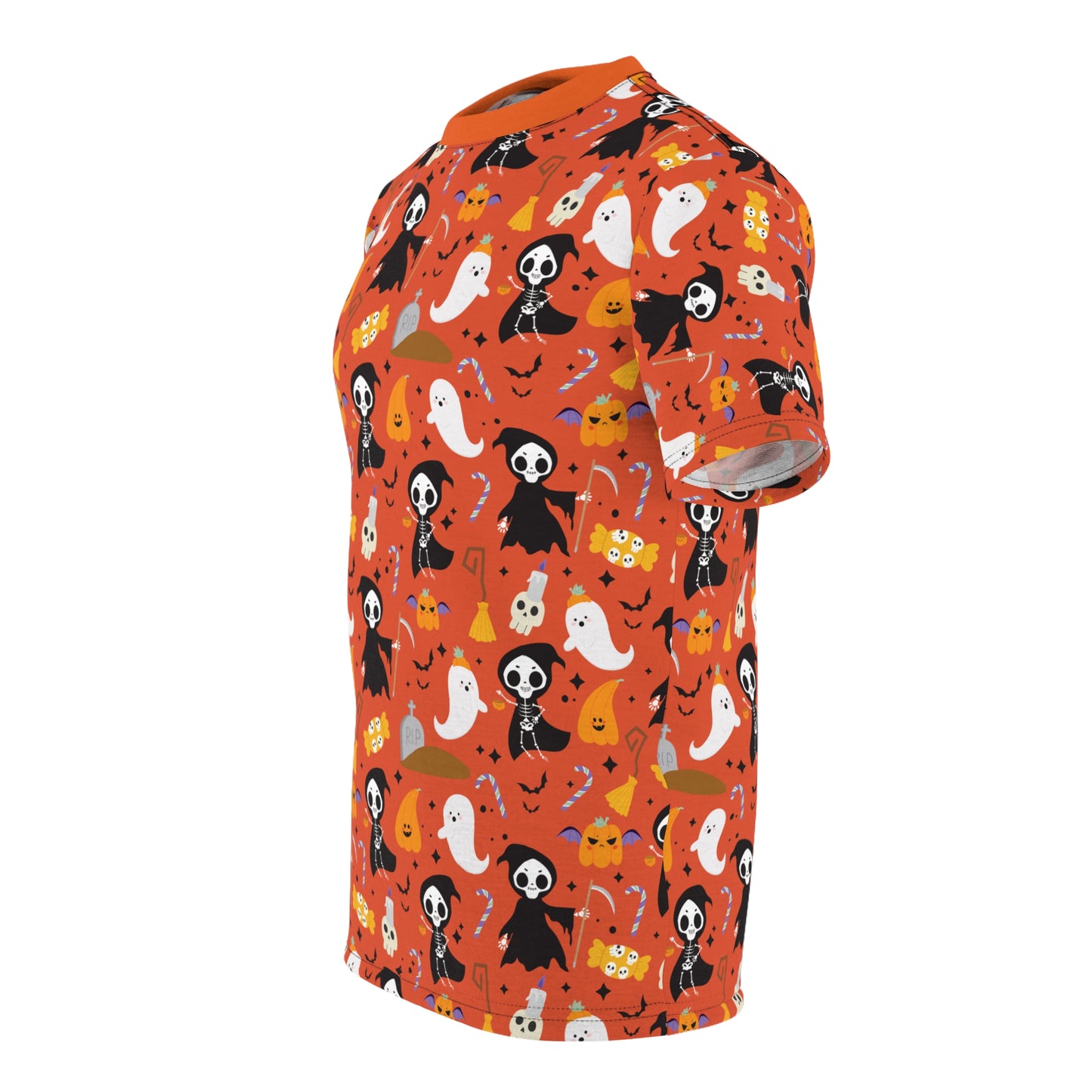 Windsor Wonders Reaper Halloween Unisex Cut & Sew Tee (AOP)