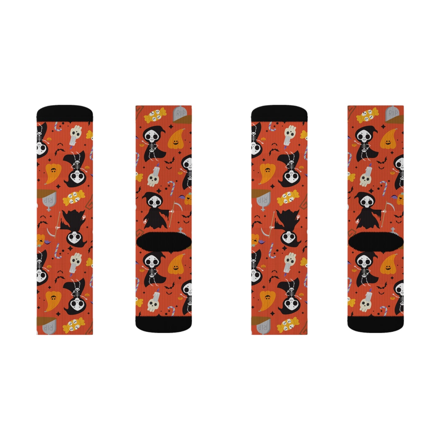 Windsor Wonders Reaper Halloween Sublimation Socks