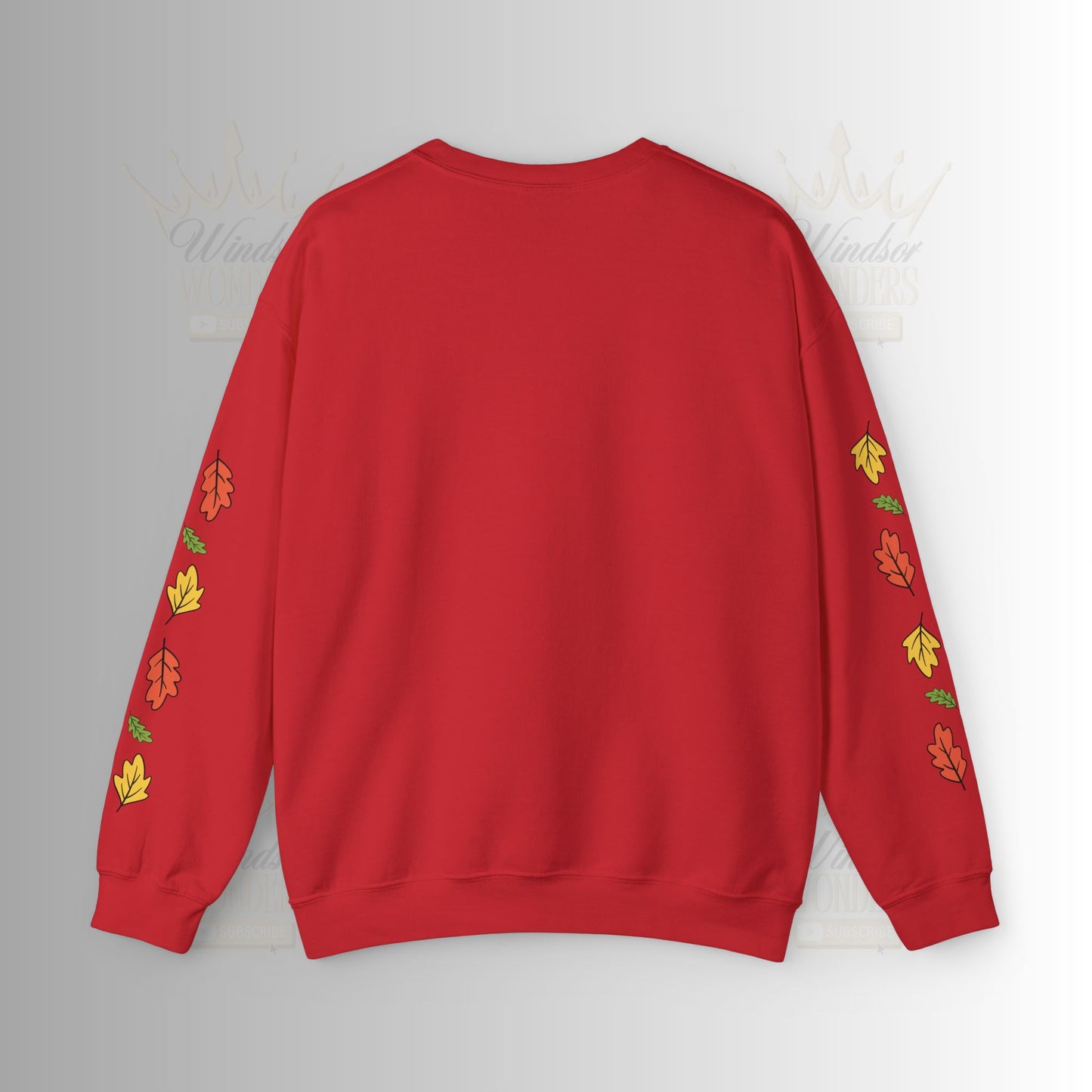 Autumnal Leaves Sweatshirt - Cozy Fall Crewneck for Nature Lovers, Perfect Gift for Thanksgiving, Casual Wear, and Seasonal Celebrations