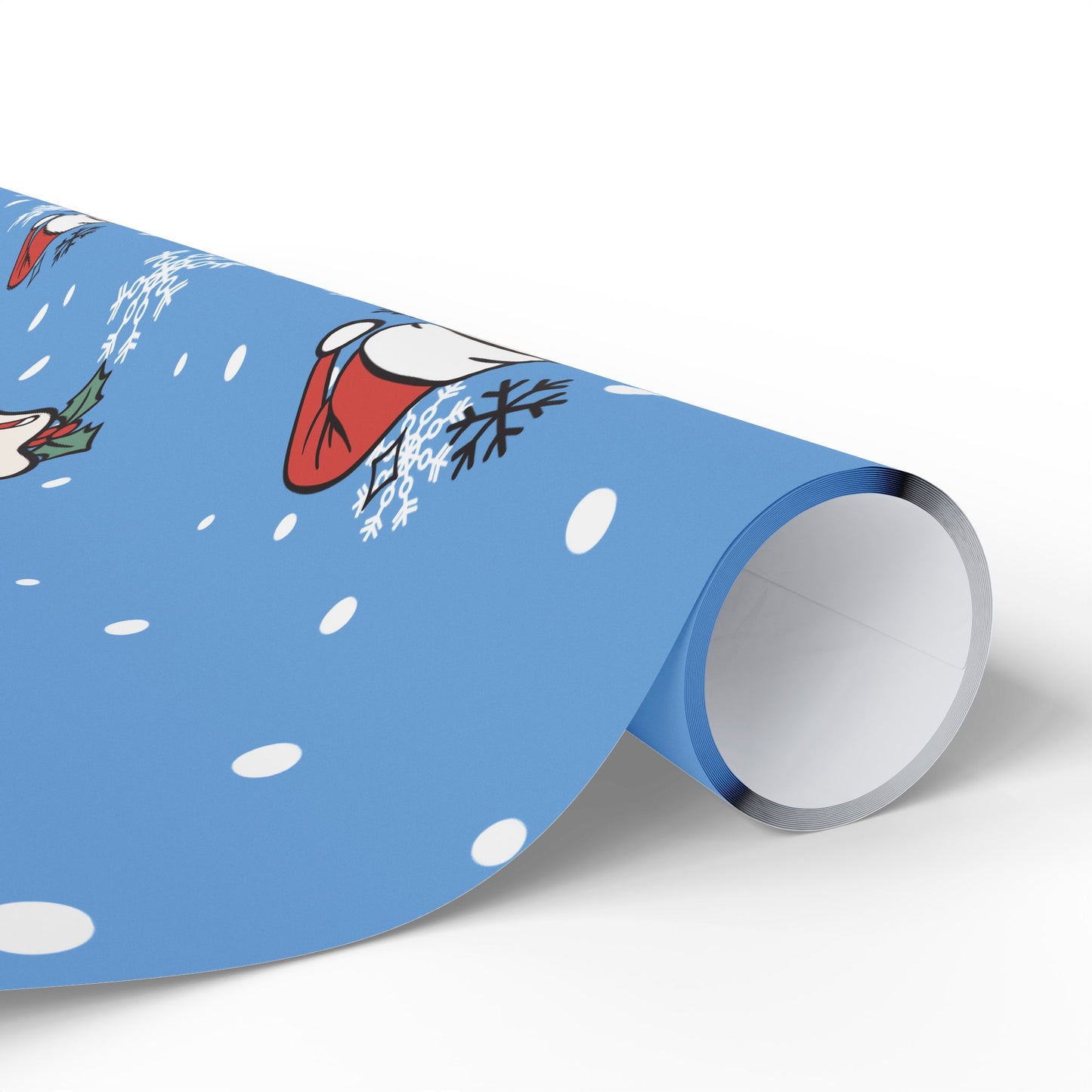 Festive Spirits Wrapping Papers Light Blue