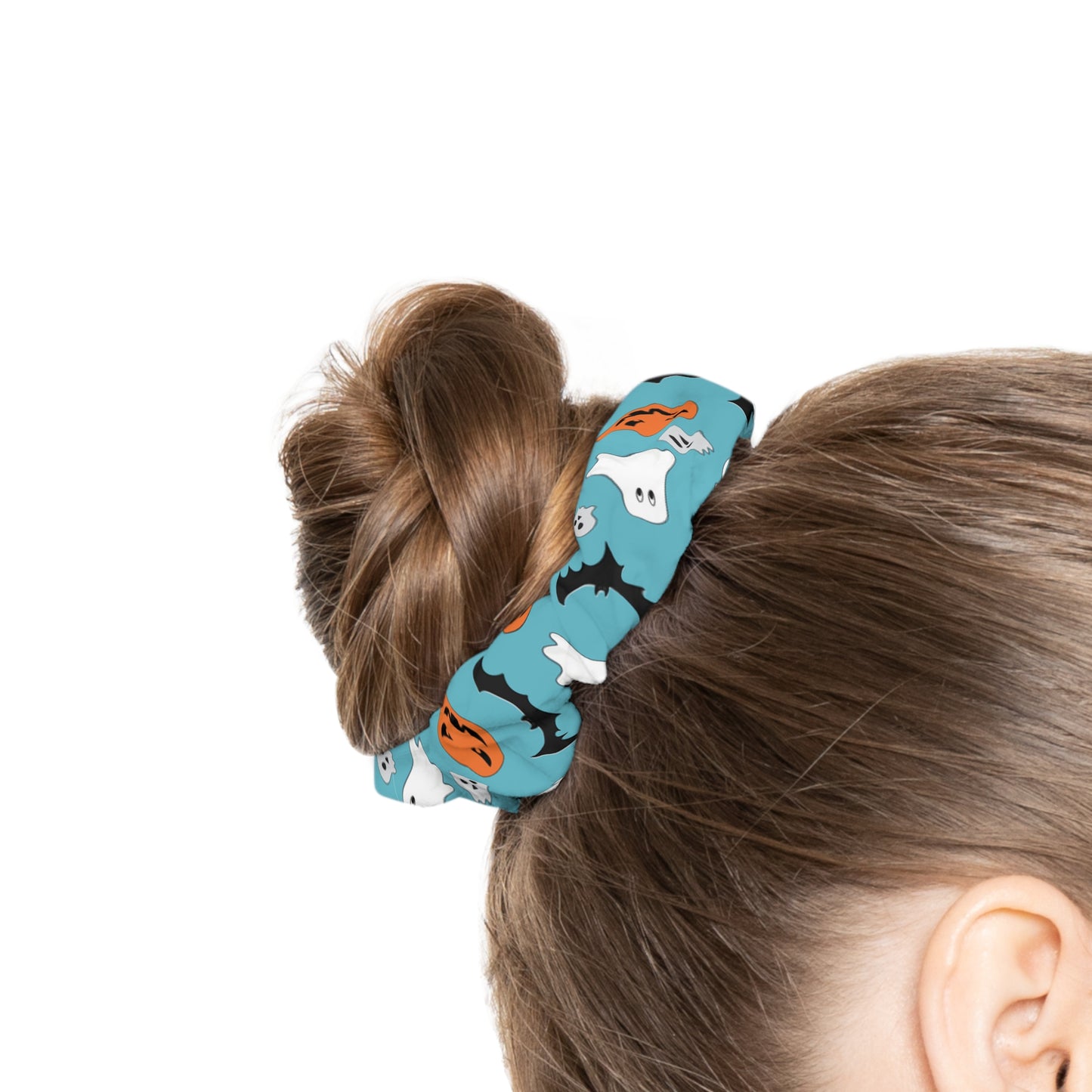 Windsor Wonders Blue Halloween Scrunchie