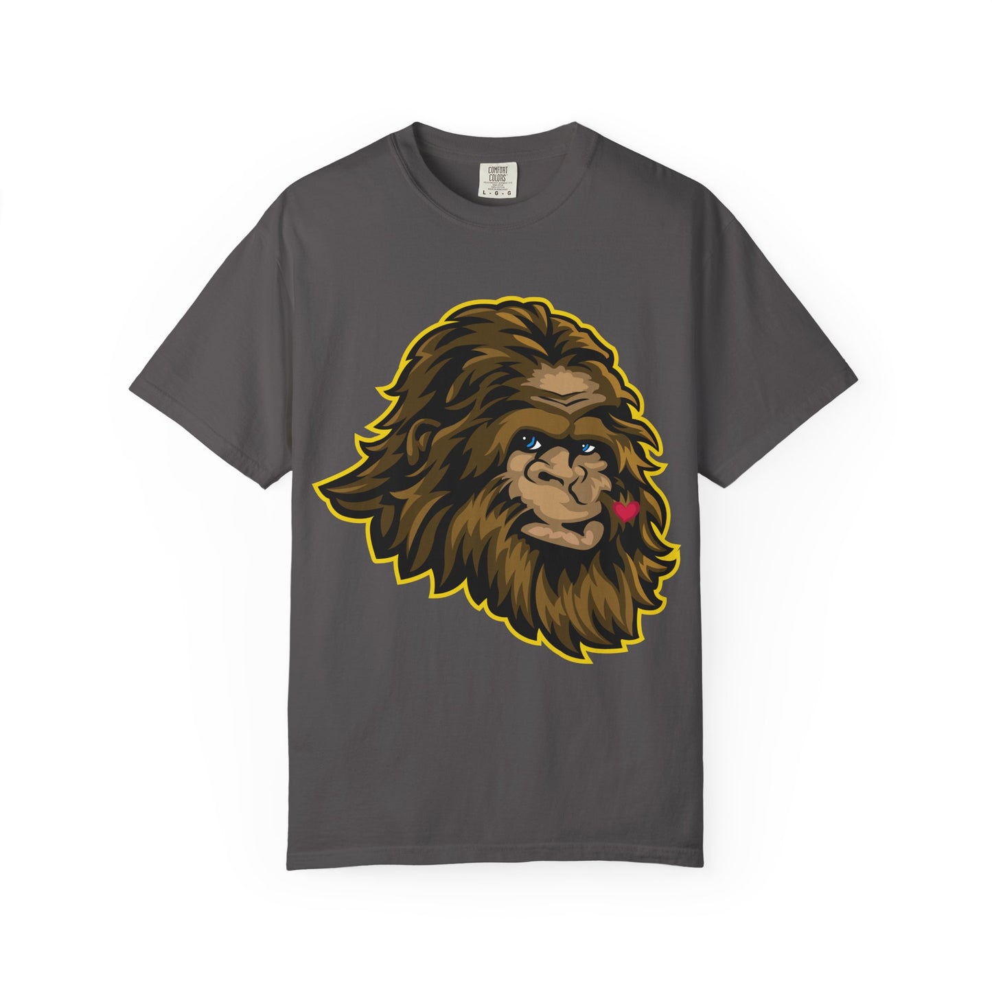 Sasquatch Kisses T-Shirt, Unisex Graphic Tee, Wild Animal Shirt, Nature Lover Gift, Unique Casual Wear, Funny Big Foot T-Shirt
