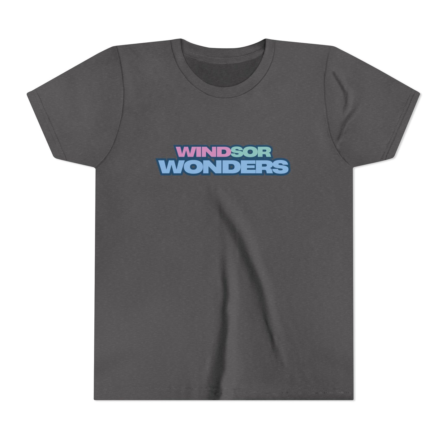 Windsor Wonders Youth Short Sleeve Tee - 'Windsor Wonders' Graphic T-Shirt, Fun Summer Wear, Gift for Kids, Adventure Apparel, Family Outing