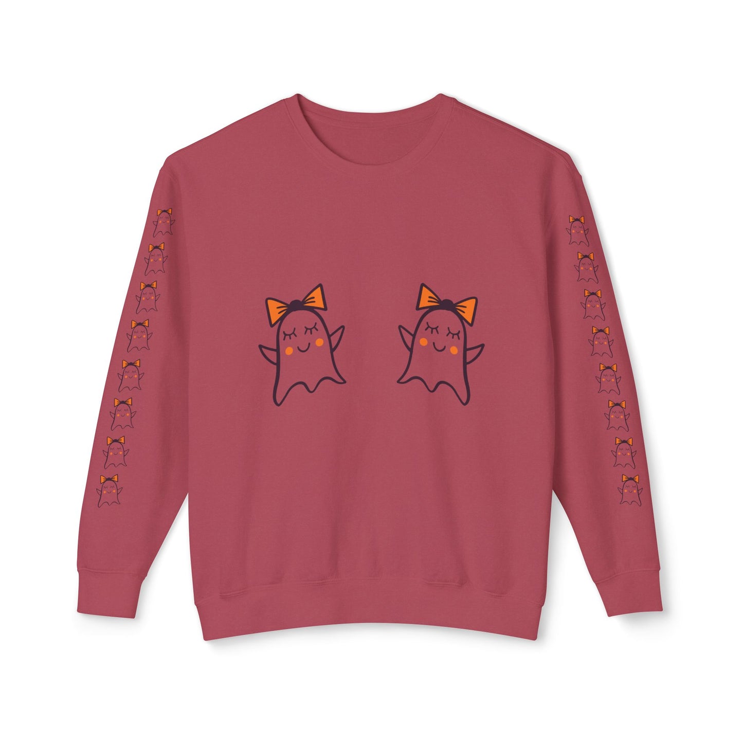 Cute Ghosts Unisex Lightweight Crewneck Sweatshirt