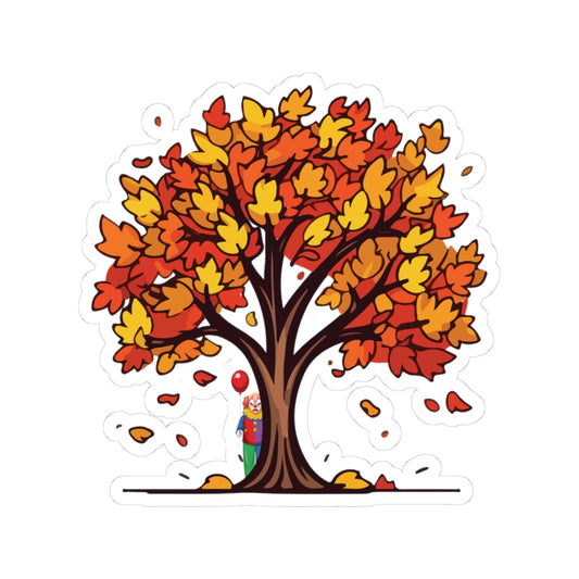 Autumn Leaves Kiss-Cut Stickers - Fall Decor, Seasonal Art, Planner Stickers, Nature Lover Gifts, Home and Office Decor