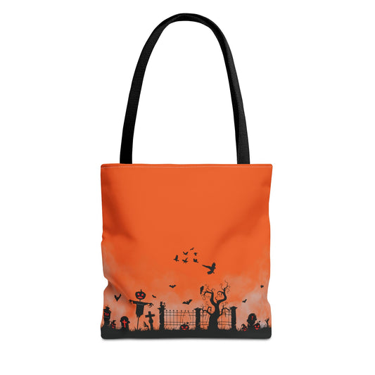 Windsor Wonders Orange Graveyard Tote Bag (AOP)