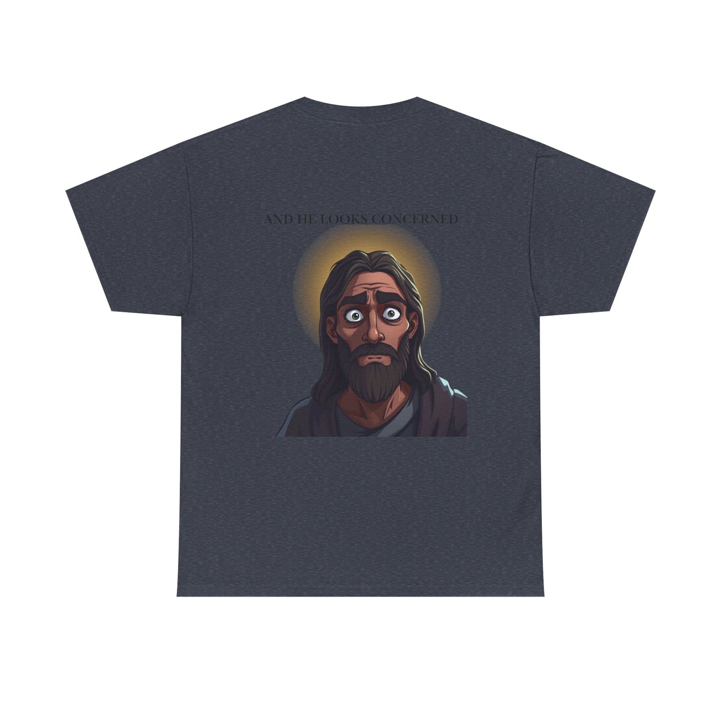 Funny Religious T-Shirt, Jesus is Watching Tee, Humorous Christian Apparel, Gift for Believers, Unique Faith-Based Clothing