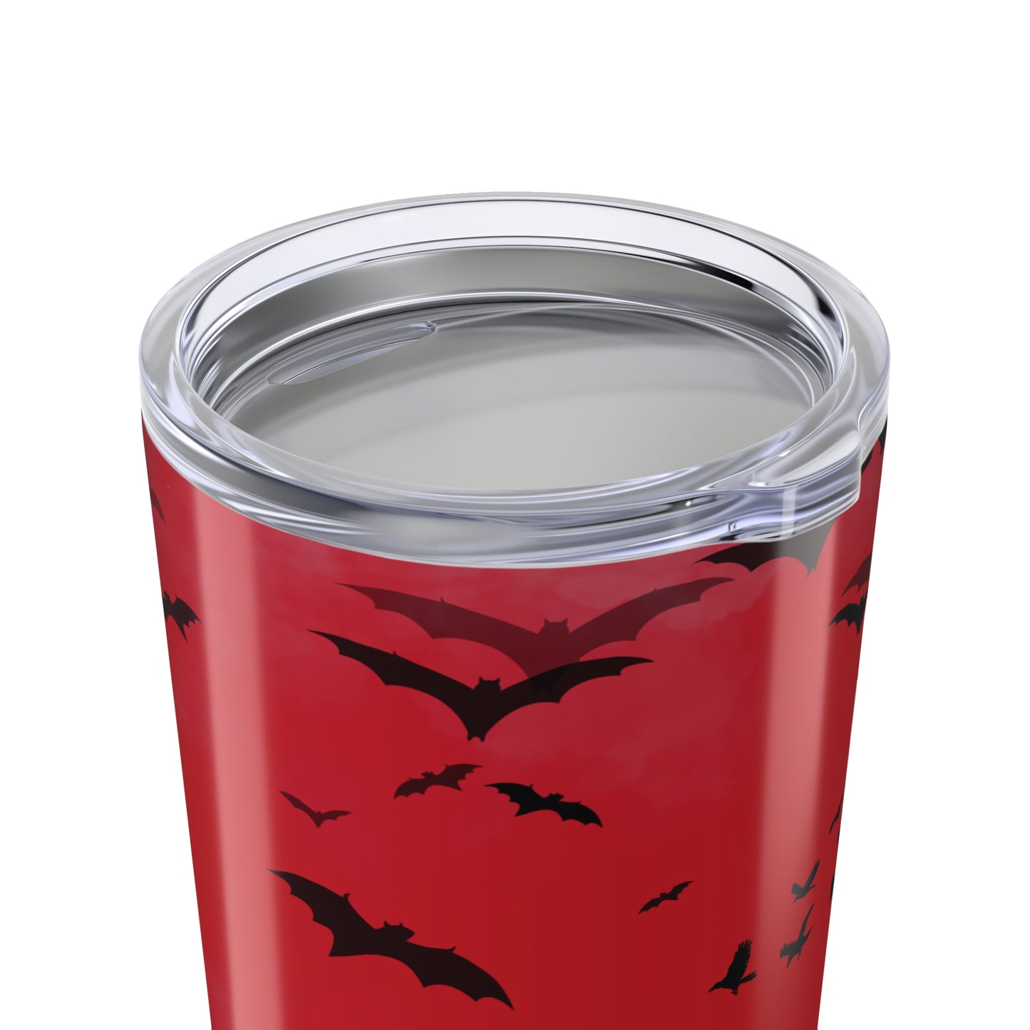 Dark Red Graveyard Halloween Tumbler 20oz