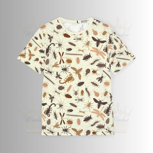Men's Entomology Jersey with Insect Print, Casual Summer Tee, Unique Graphic T-Shirt, Nature Inspired Apparel, Outdoor Enthusiast Top, [...]