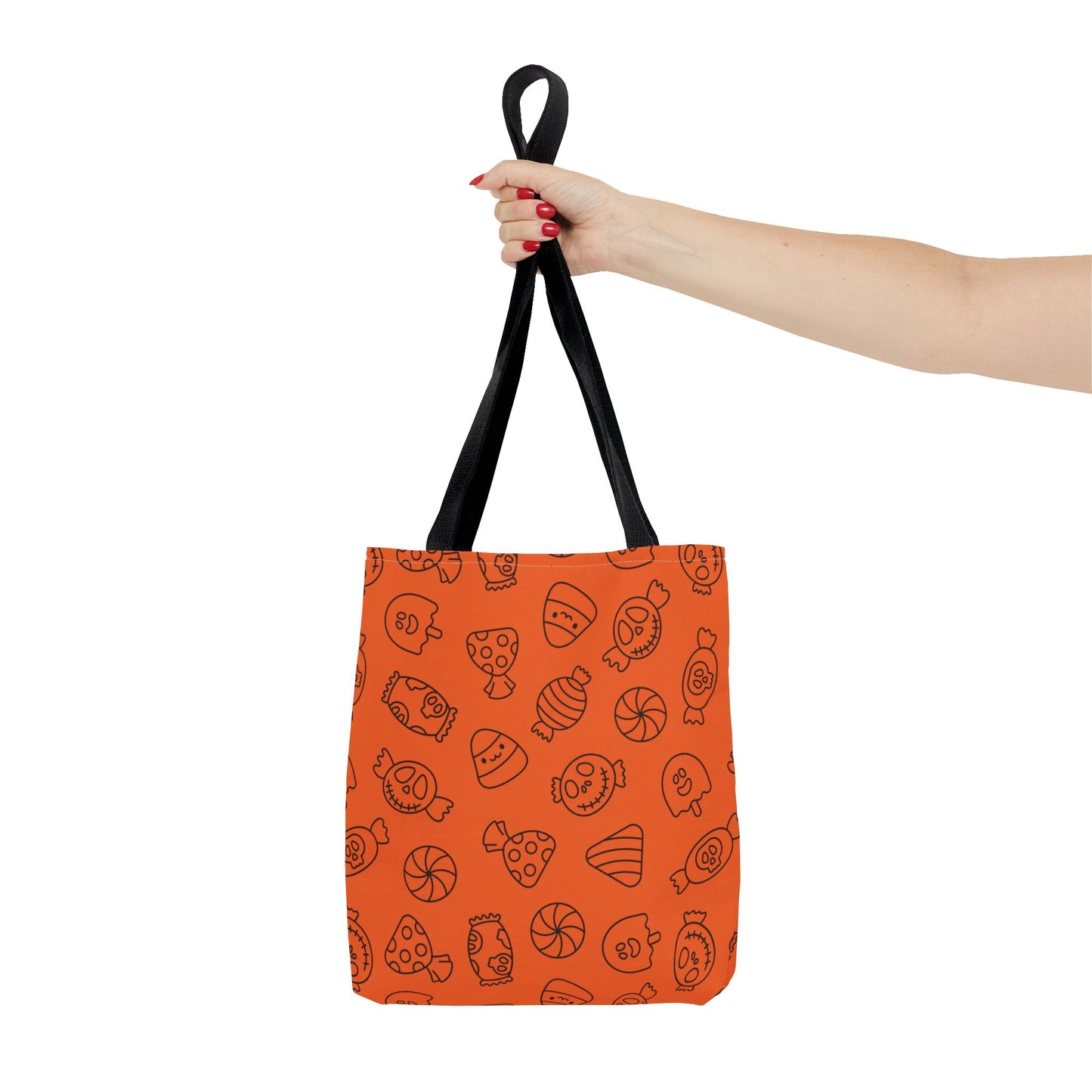 Windsor Wonders Orange Halloween Candy Tote Bag (AOP)