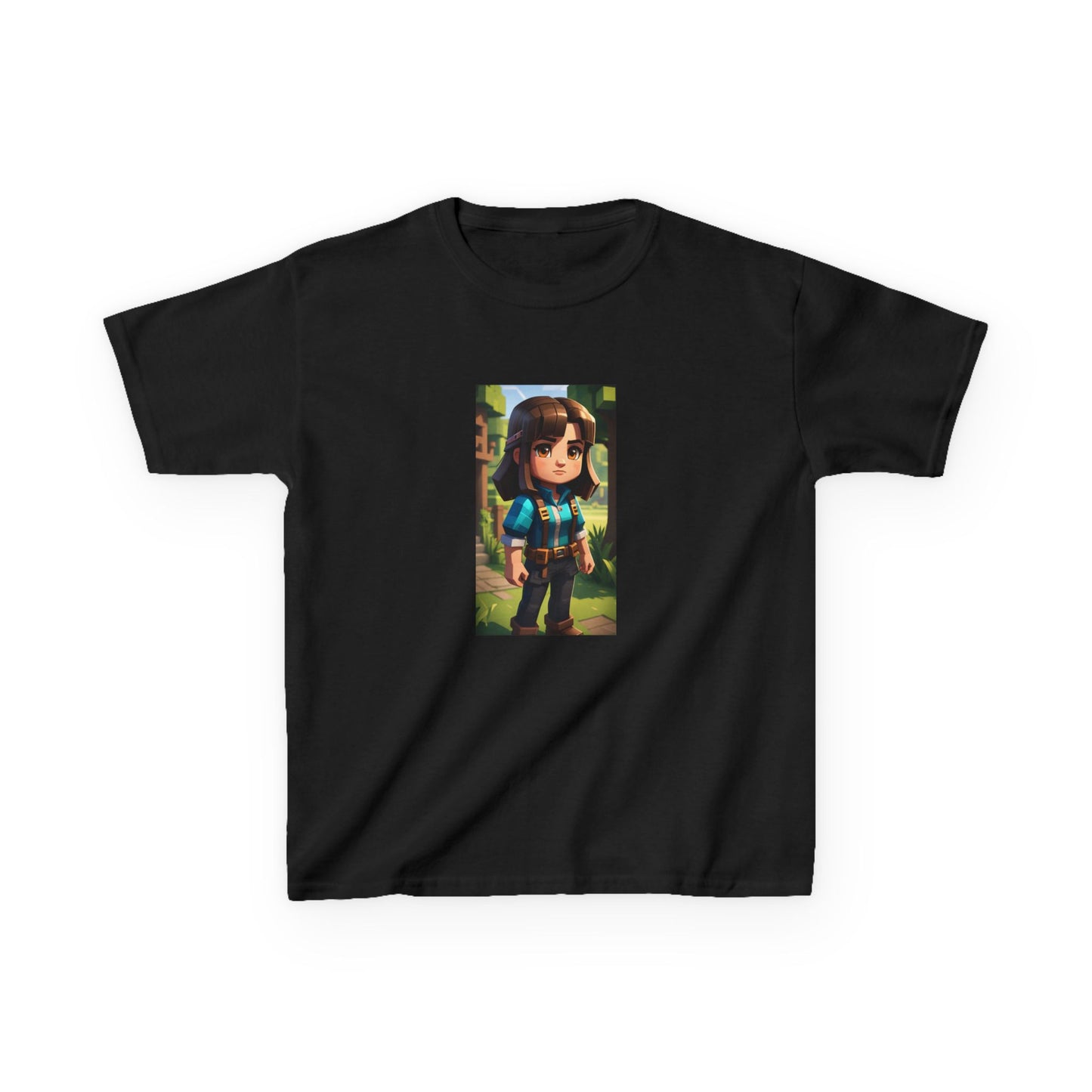 Windsor Wonders Block Gamer Girl Kids Heavy Cotton™ Tee