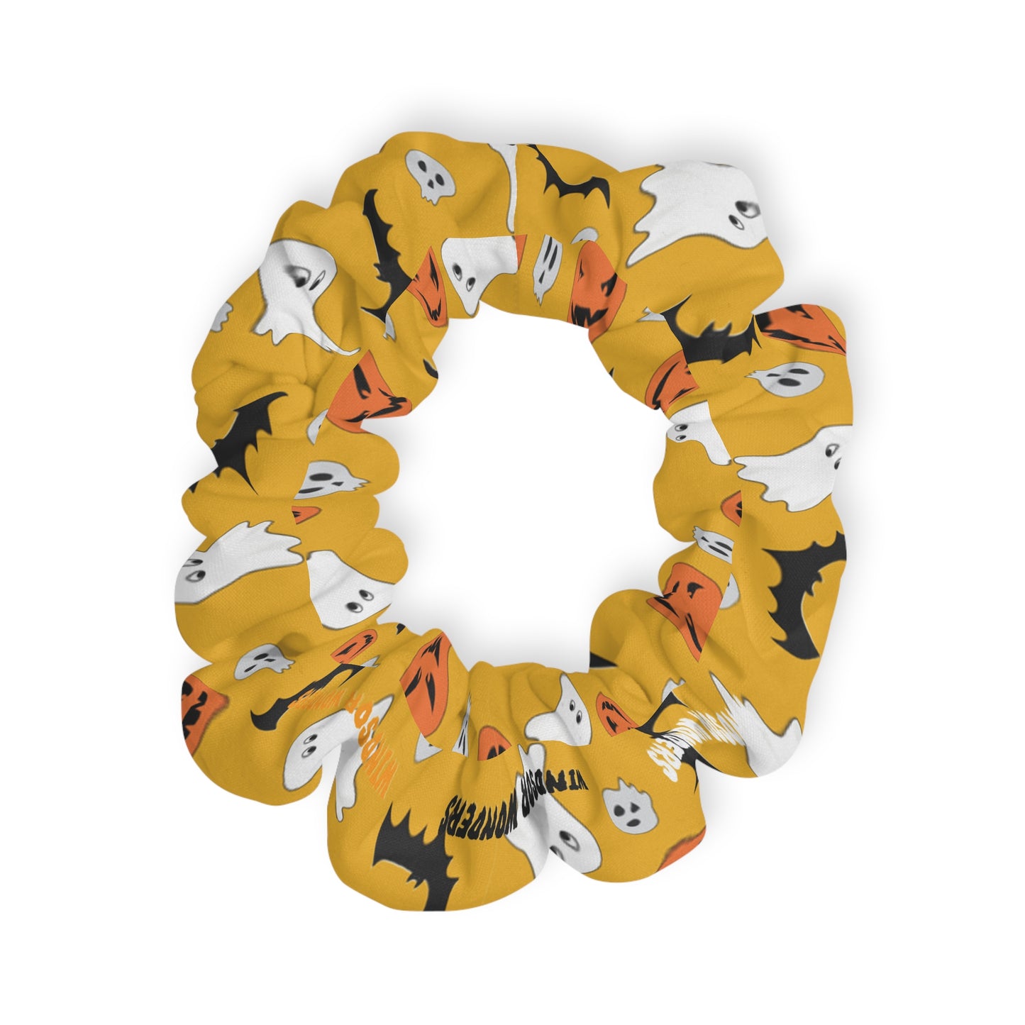 Windsor Wonders Yellow Halloween Scrunchie