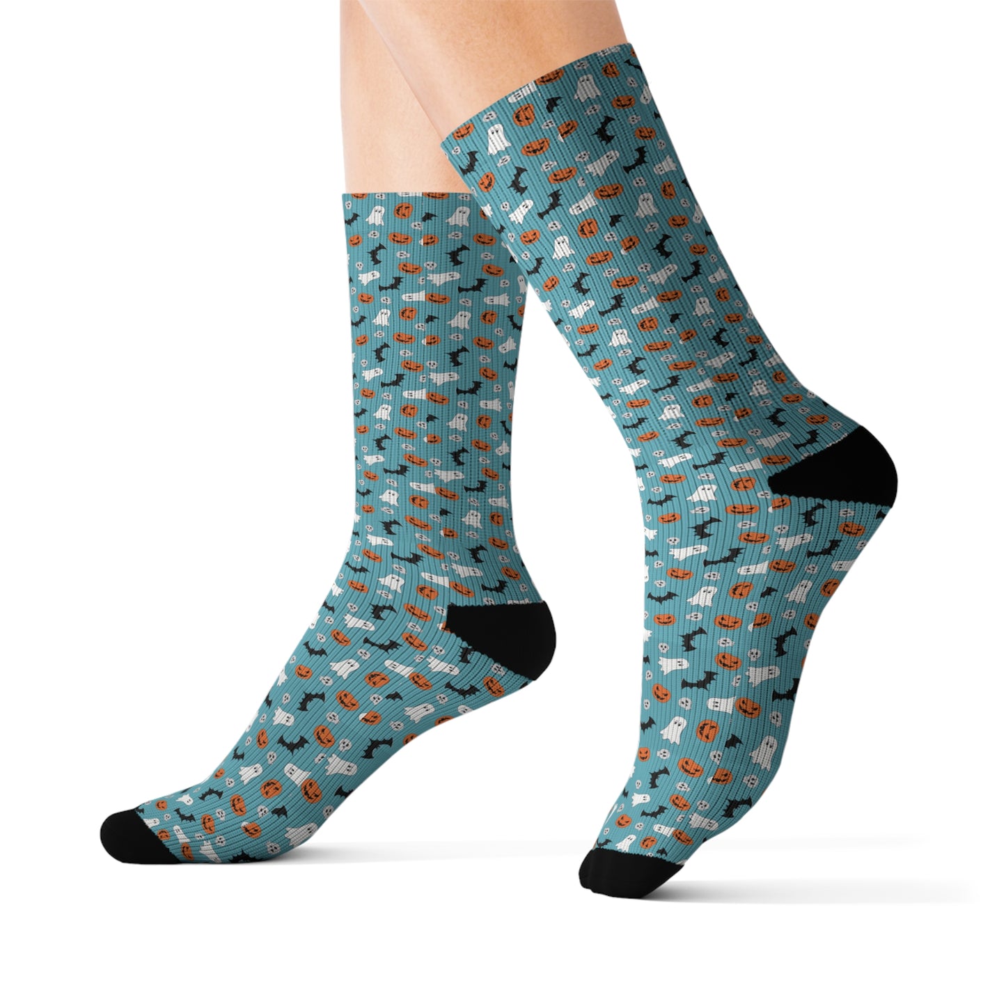 Windsor Wonders Blue Halloween Sublimation Socks