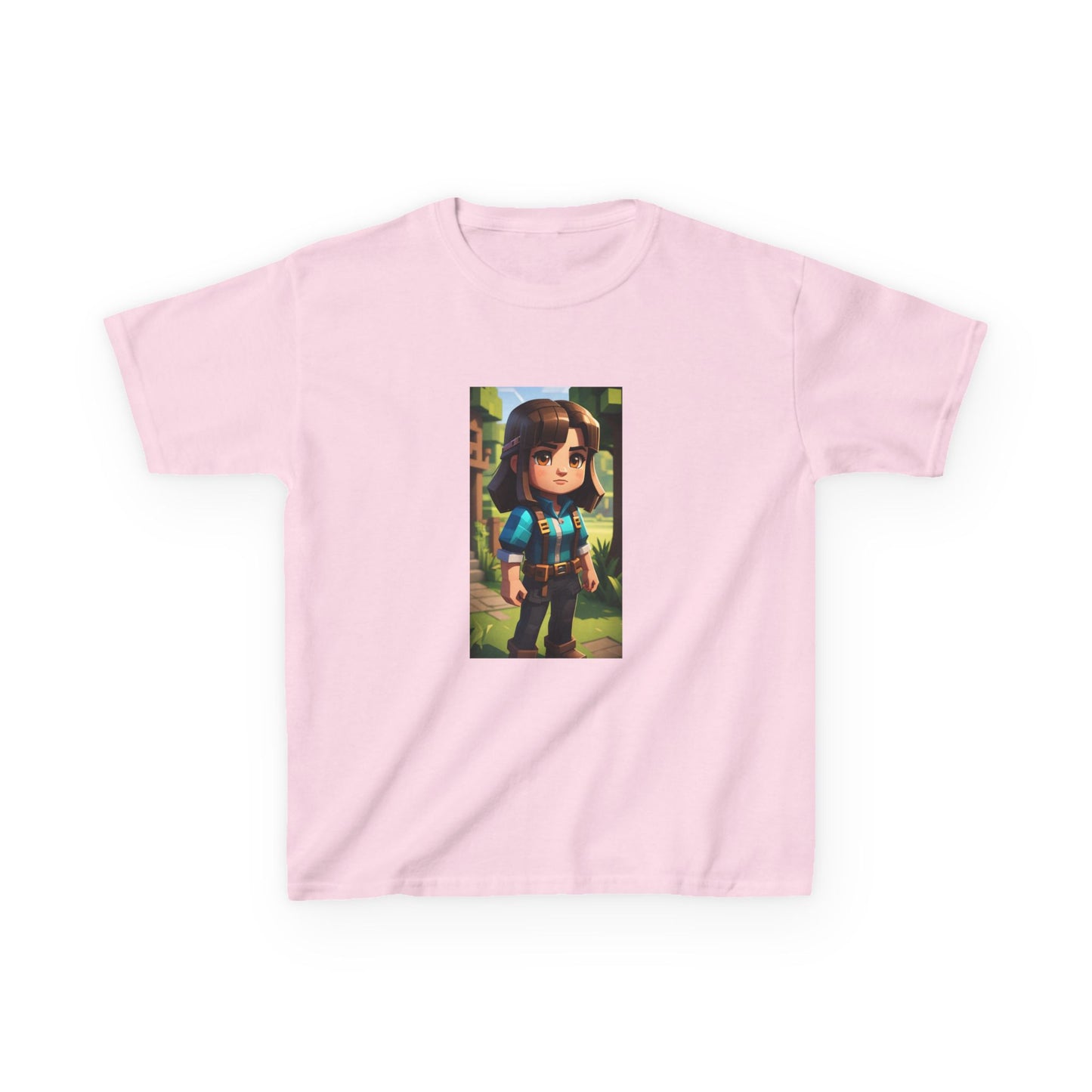 Windsor Wonders Block Gamer Girl Kids Heavy Cotton™ Tee