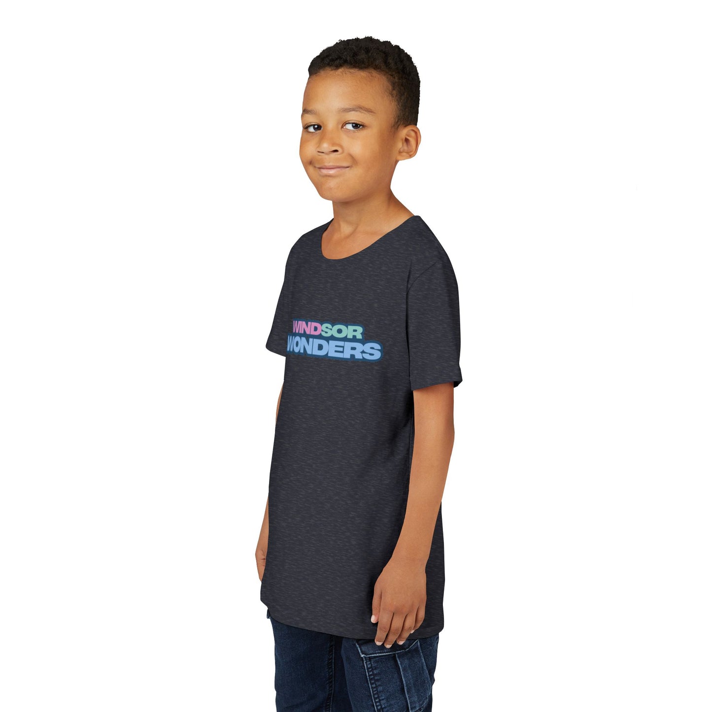 Windsor Wonders Youth Short Sleeve Tee - 'Windsor Wonders' Graphic T-Shirt, Fun Summer Wear, Gift for Kids, Adventure Apparel, Family Outing