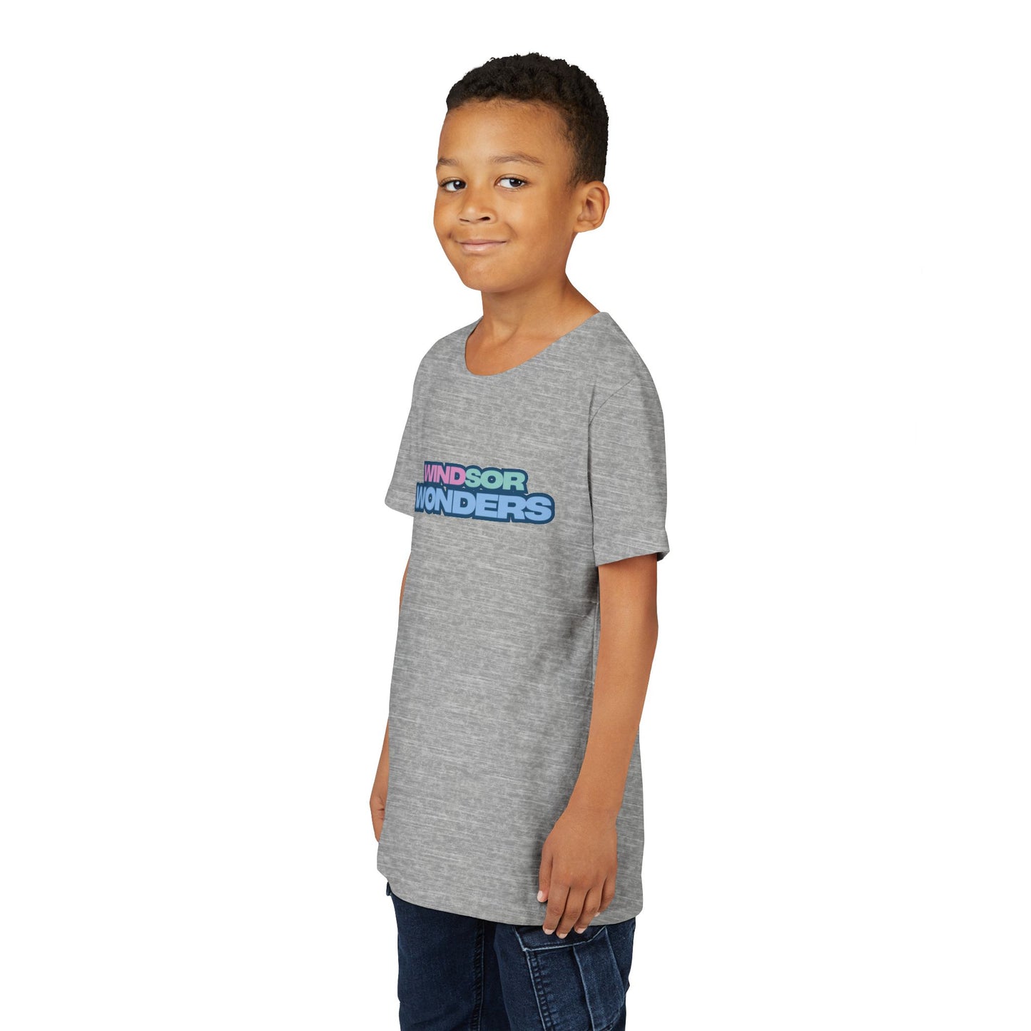 Windsor Wonders Youth Short Sleeve Tee - 'Windsor Wonders' Graphic T-Shirt, Fun Summer Wear, Gift for Kids, Adventure Apparel, Family Outing