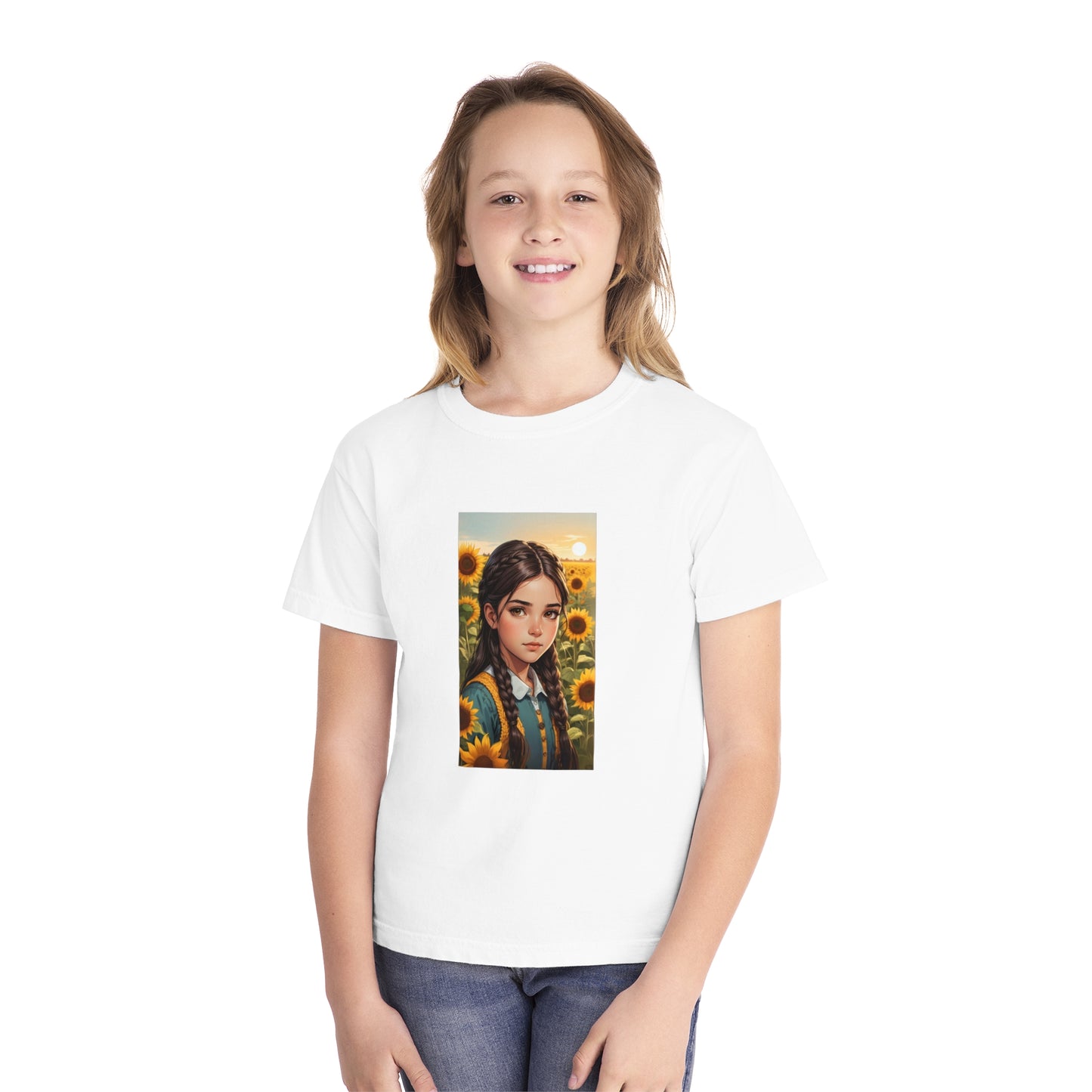 Windsor Wonders Addi Sunflower Youth Midweight Tee