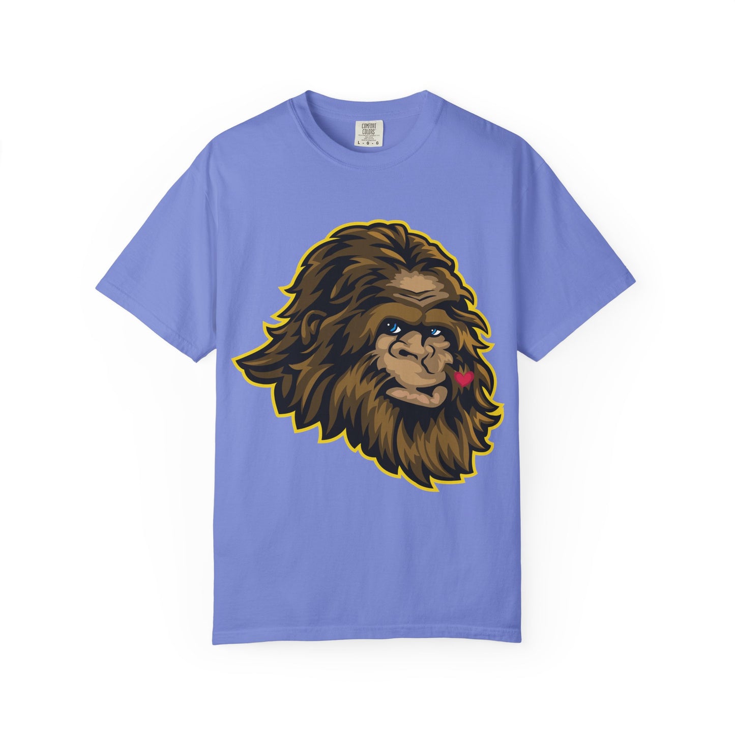 Sasquatch Kisses T-Shirt, Unisex Graphic Tee, Wild Animal Shirt, Nature Lover Gift, Unique Casual Wear, Funny Big Foot T-Shirt