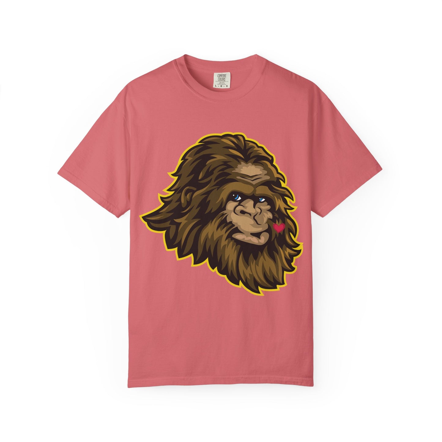Sasquatch Kisses T-Shirt, Unisex Graphic Tee, Wild Animal Shirt, Nature Lover Gift, Unique Casual Wear, Funny Big Foot T-Shirt