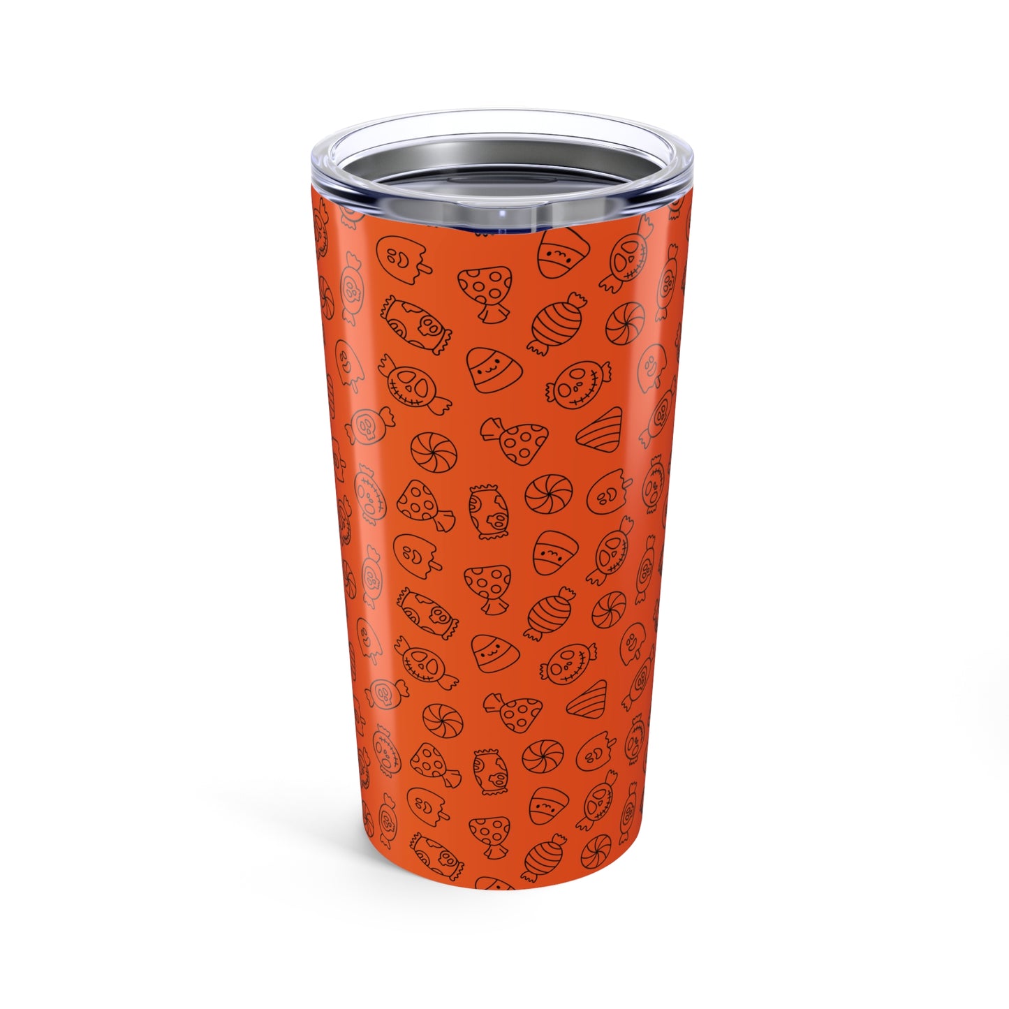Orange Halloween Candy Tumbler 20oz